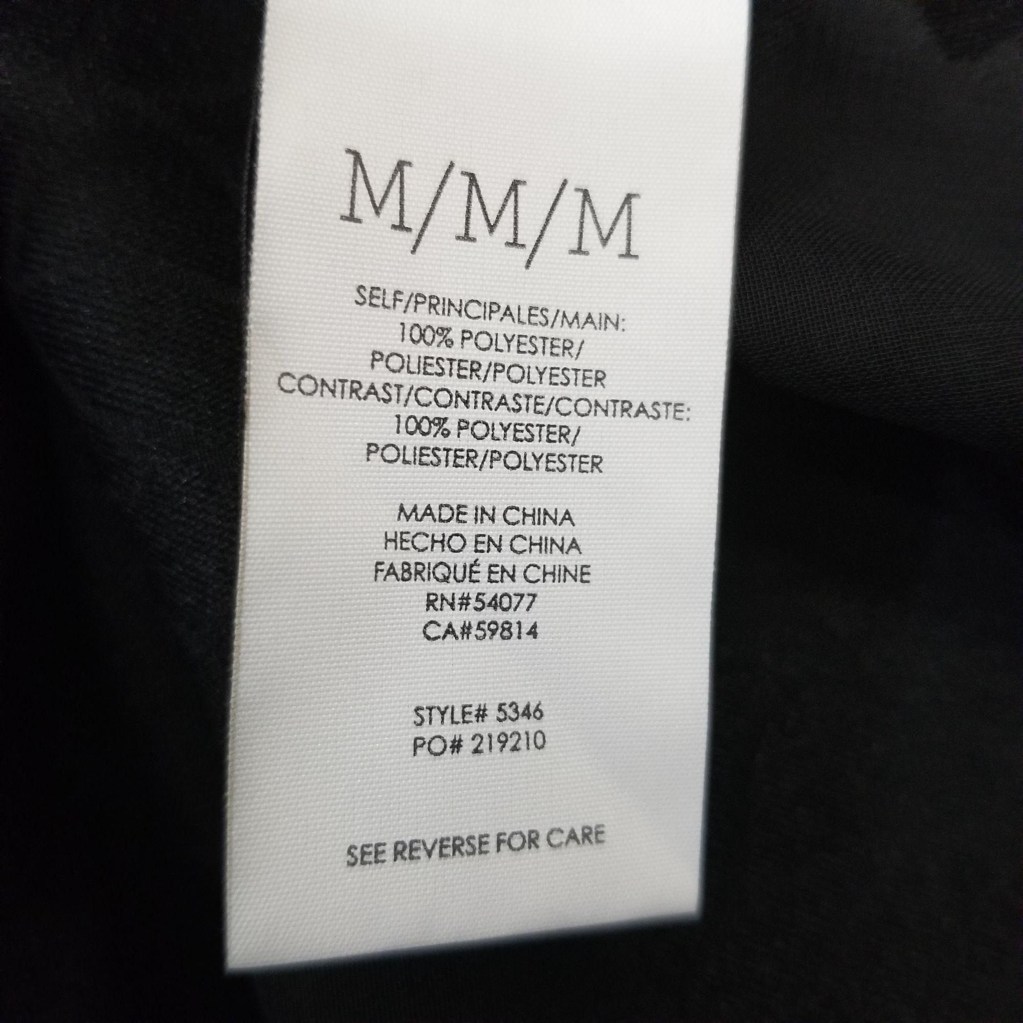 Vintage Cabi M Shirt Top Blouse Black Clip Art Sheer 5346 Sleeveless Size M / US 6-8 / IT 42-44 - 5 Thumbnail