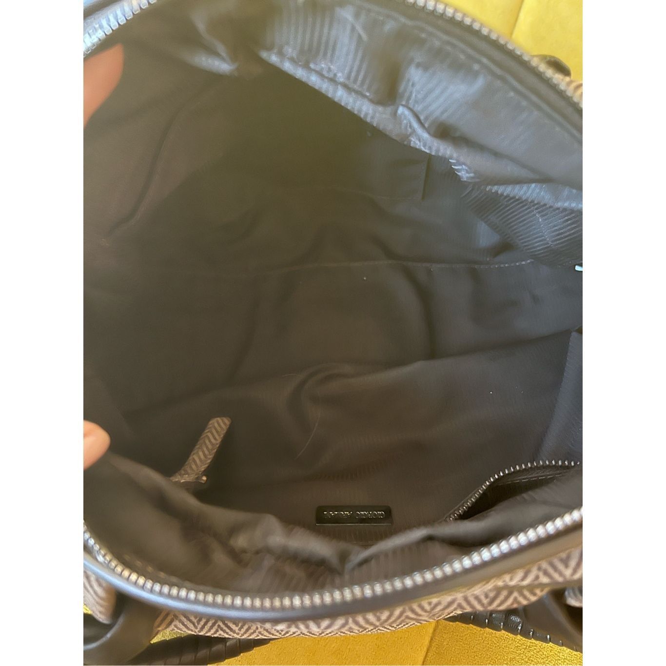 Giorgio Armani Giorgio Armani vintage fabric with Leather Hand Bag Size ONE SIZE - 5 Thumbnail