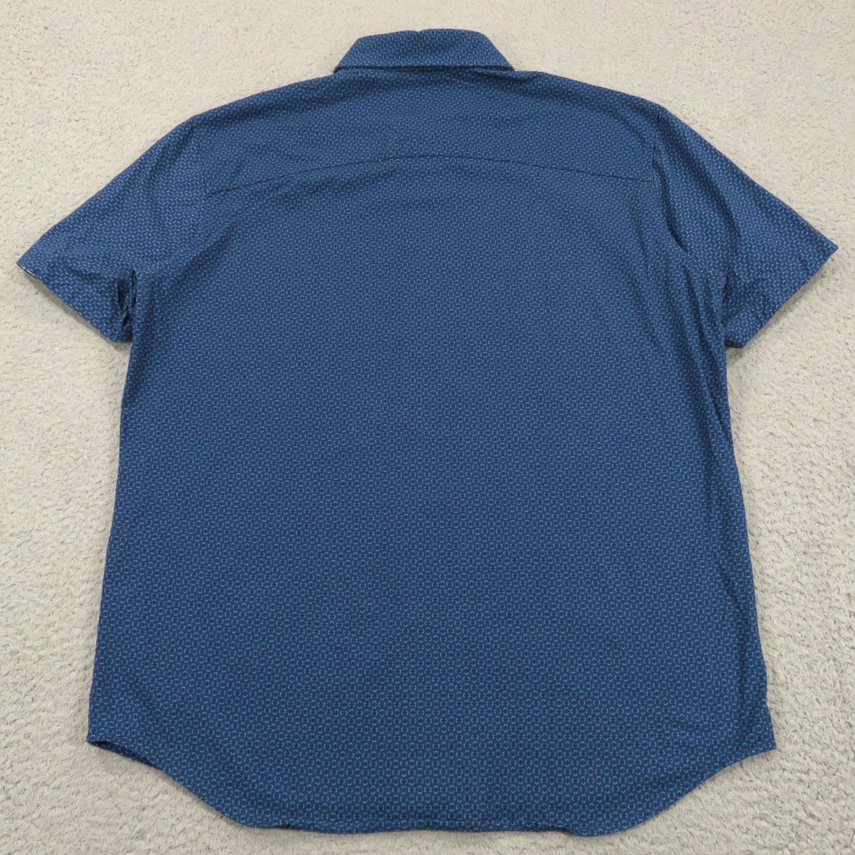 Buttero VINTAGE Buttercloth Shirt XL Mens Icy Cotton Blue Short Sleeve Button Up Butter Cloth Size US XL / EU 56 / 4 - 7 Thumbnail