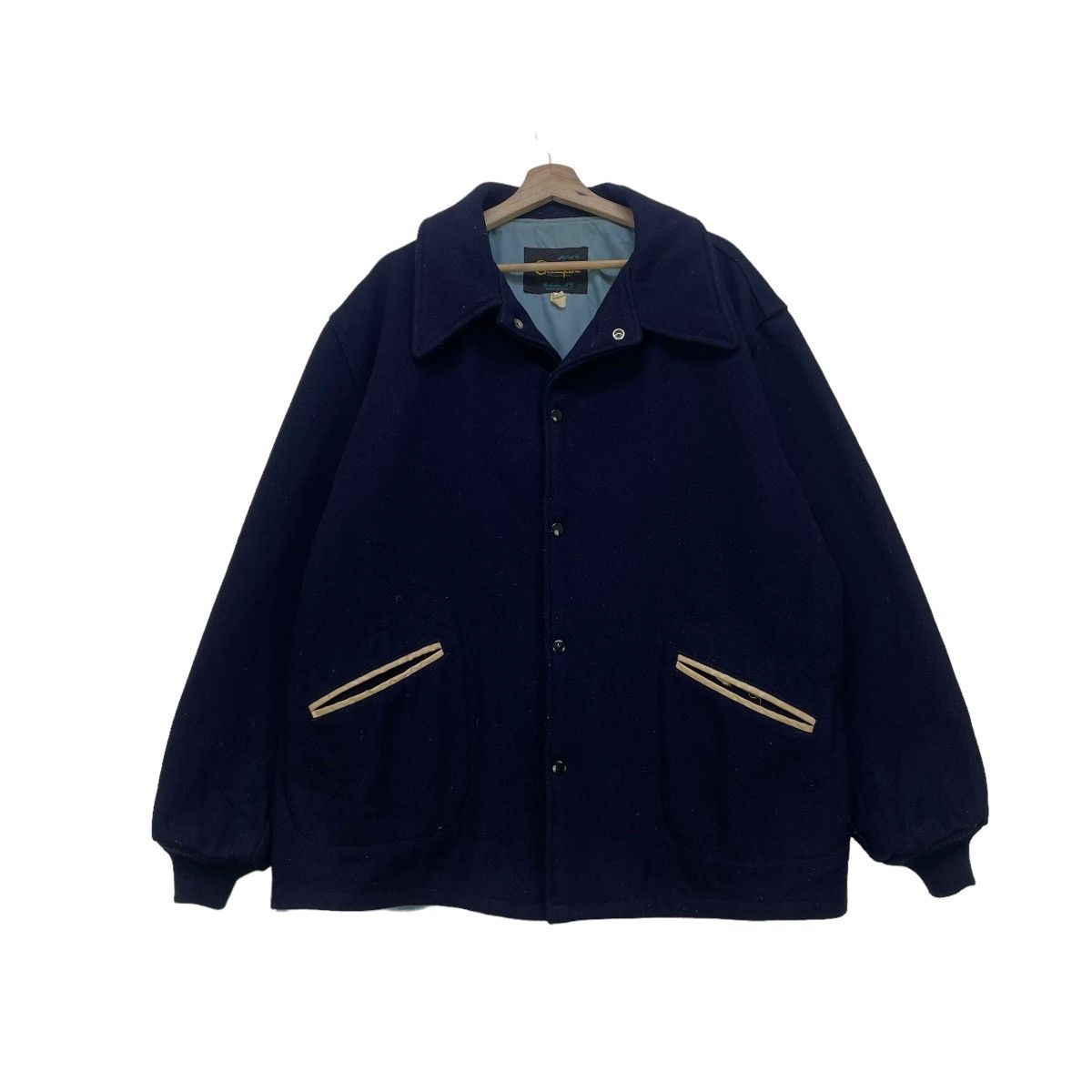 Champion 🔥Vintage 60s Champion Varsity Jacket Size US L / EU 52-54 / 3 - 1 Thumbnail