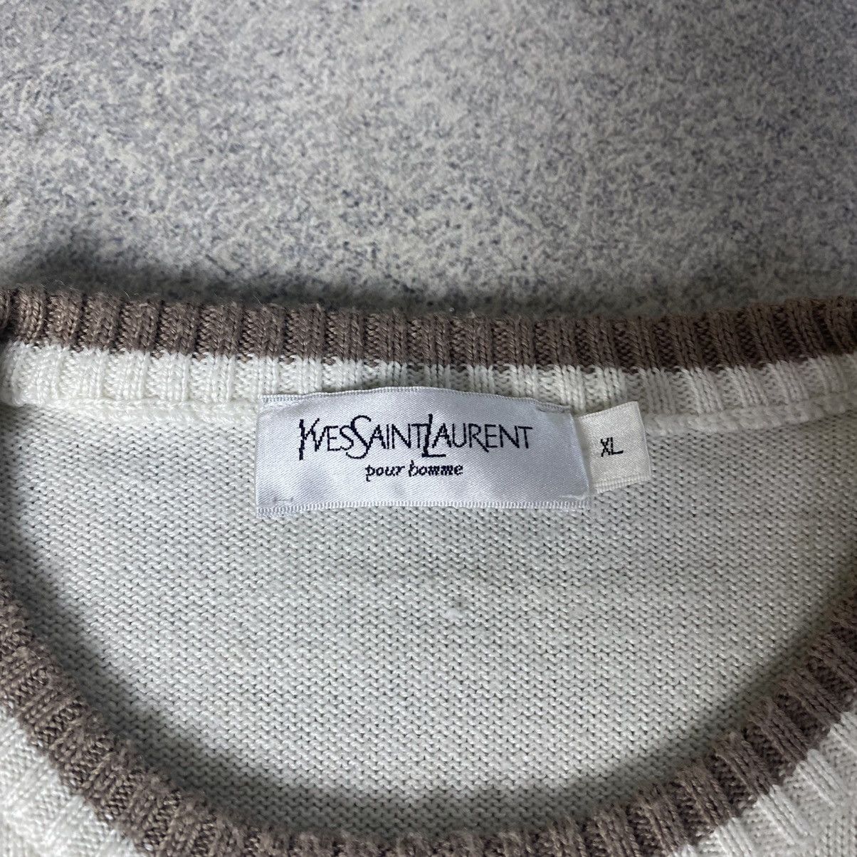Yves Saint Laurent Yves Saint Lauren Sweater Big Logo YSL Sweatshirt Size XL Size US XL / EU 56 / 4 - 7 Thumbnail