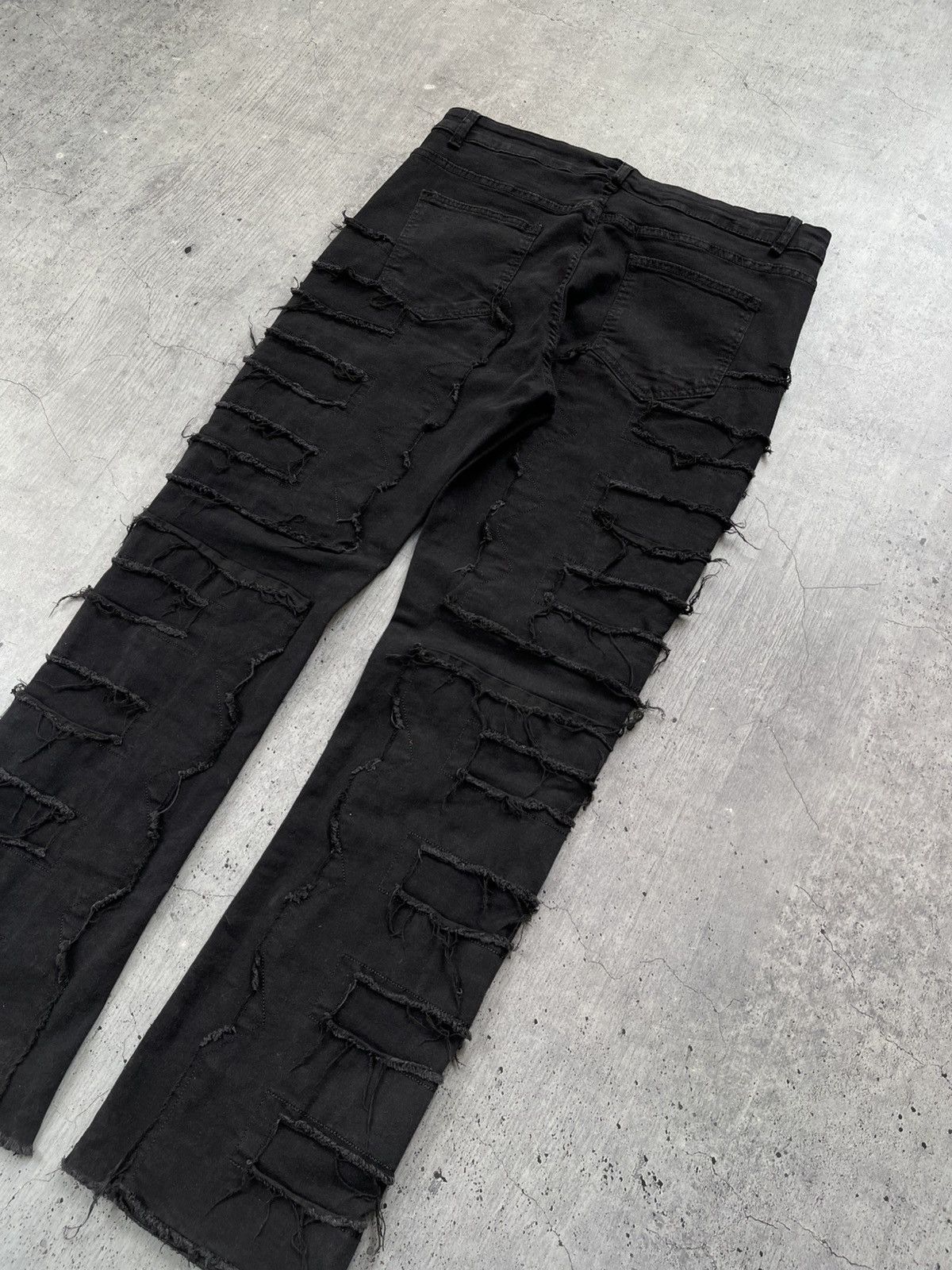 Japanese Brand VTG RICK OWENS BALENCIAGA STYLE Y2K JEANS 90S Size US 34 / EU 50 - 6 Thumbnail