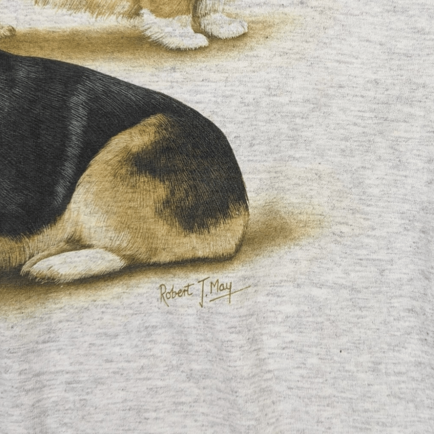 Jerzees Vintage 90's JERZEES Cute Dog Animal Graphic T-Shirt Size US M / EU 48-50 / 2 - 6 Thumbnail