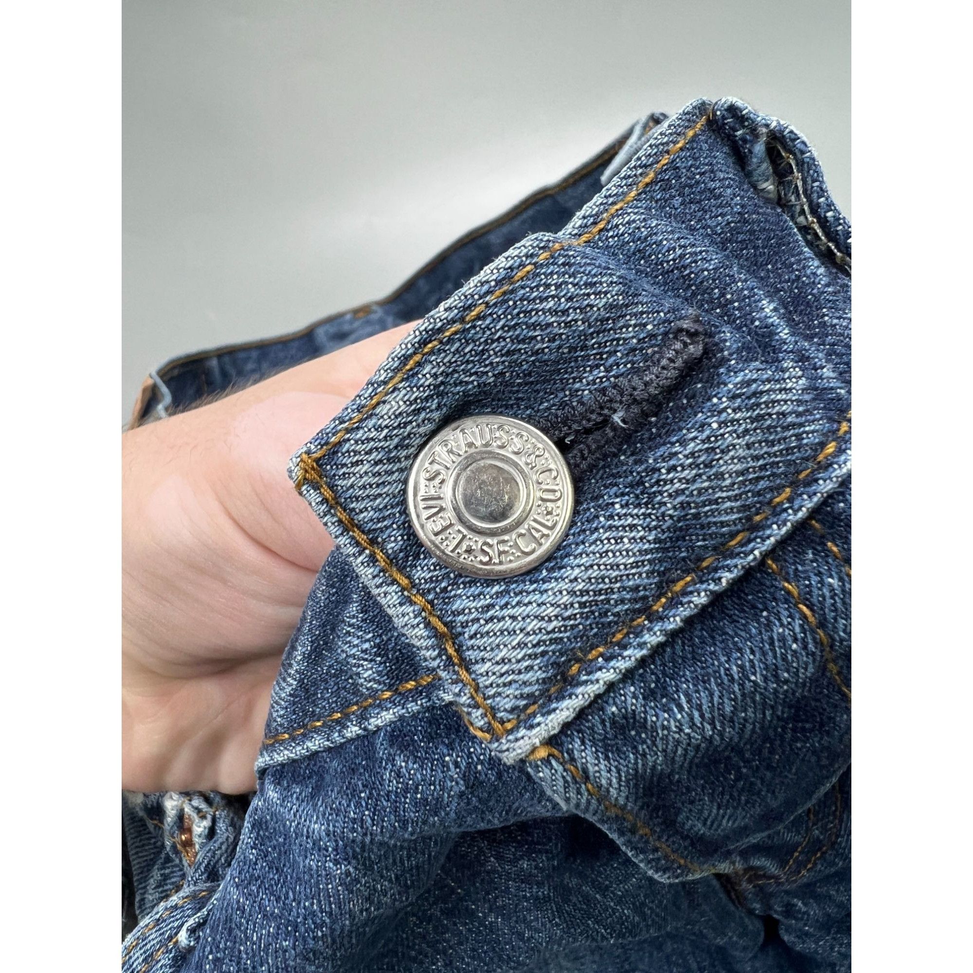 Levi's Levi’s 501 Distressed Denim Jeans Pants (Y0926) Size US 34 / EU 50 - 4 Thumbnail