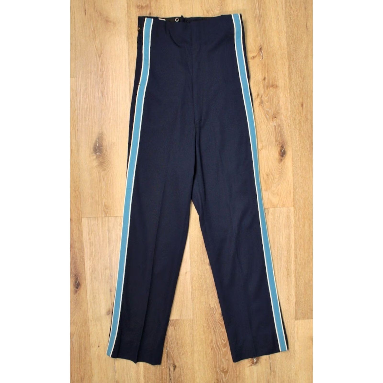 Vintage VINTAGE 1970s Dark Blue Band Pants Lot of 18 Sizes 26-28 70s Size US 26 / EU 42 - 7 Thumbnail