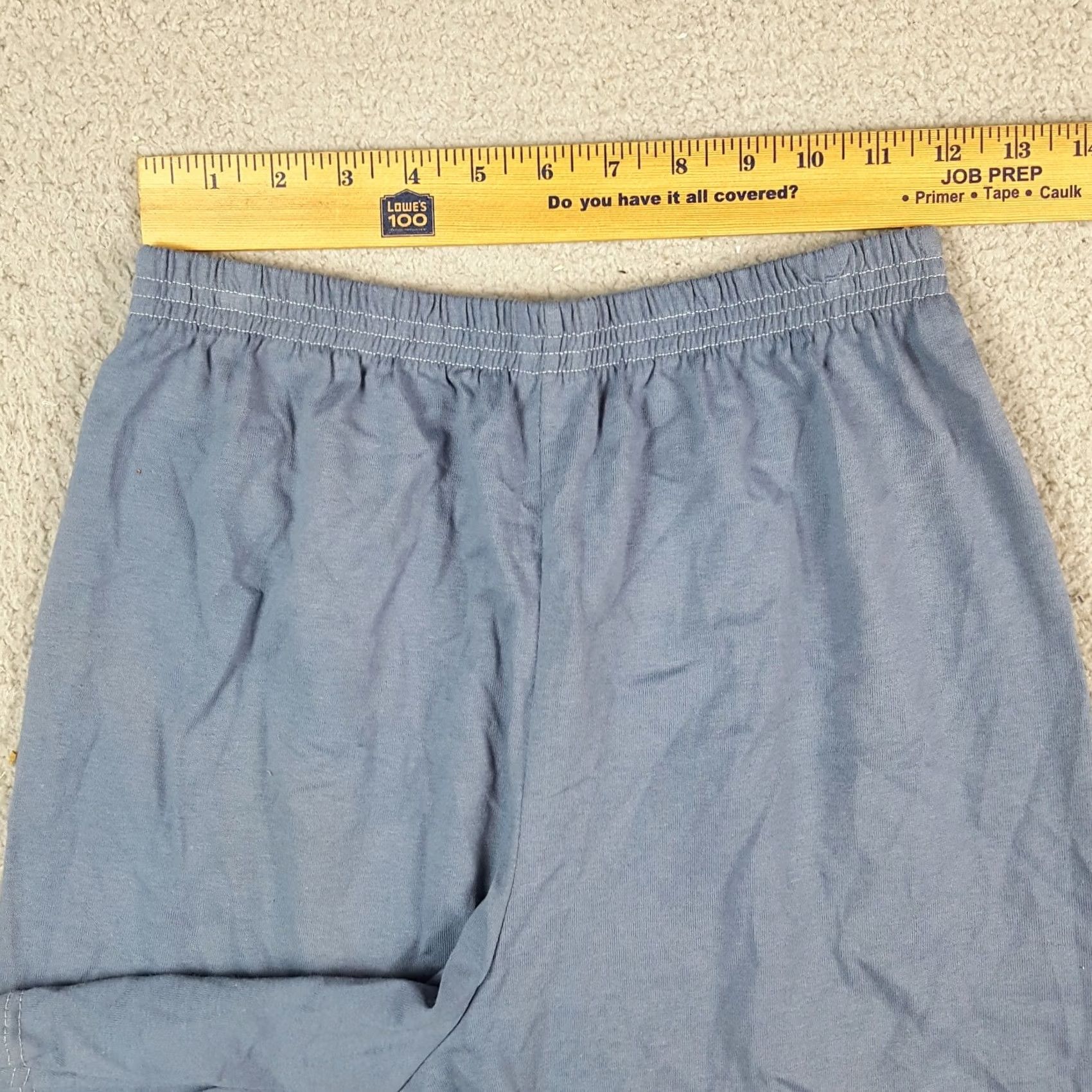 Vintage VINTAGE 90s Women's M Blue Stretch Sweat Shorts Sweatshirt? Size 32" / US 10 / IT 46 - 4 Thumbnail
