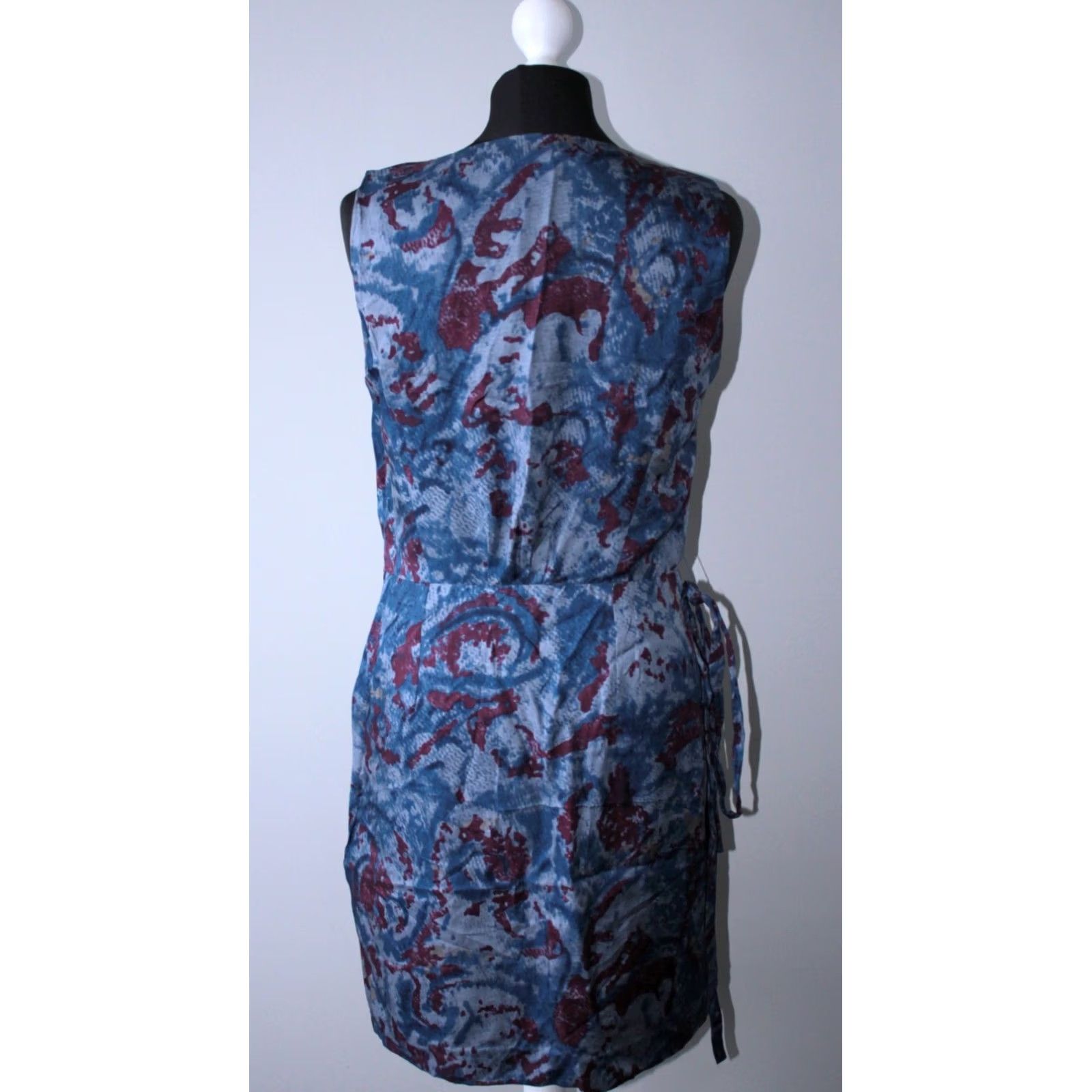 Tiger of Sweden Tiger of Sweden Blue A-Line Dress Knee Length Womens Size 40 Size S / US 4 / IT 40 - 4 Thumbnail