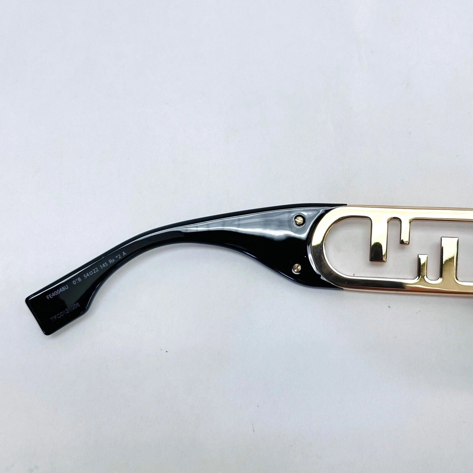 Fendi FENDI O'LOCK 40048 Black Fashion FF Sunglasses FE40048U Size ONE SIZE - 9 Thumbnail