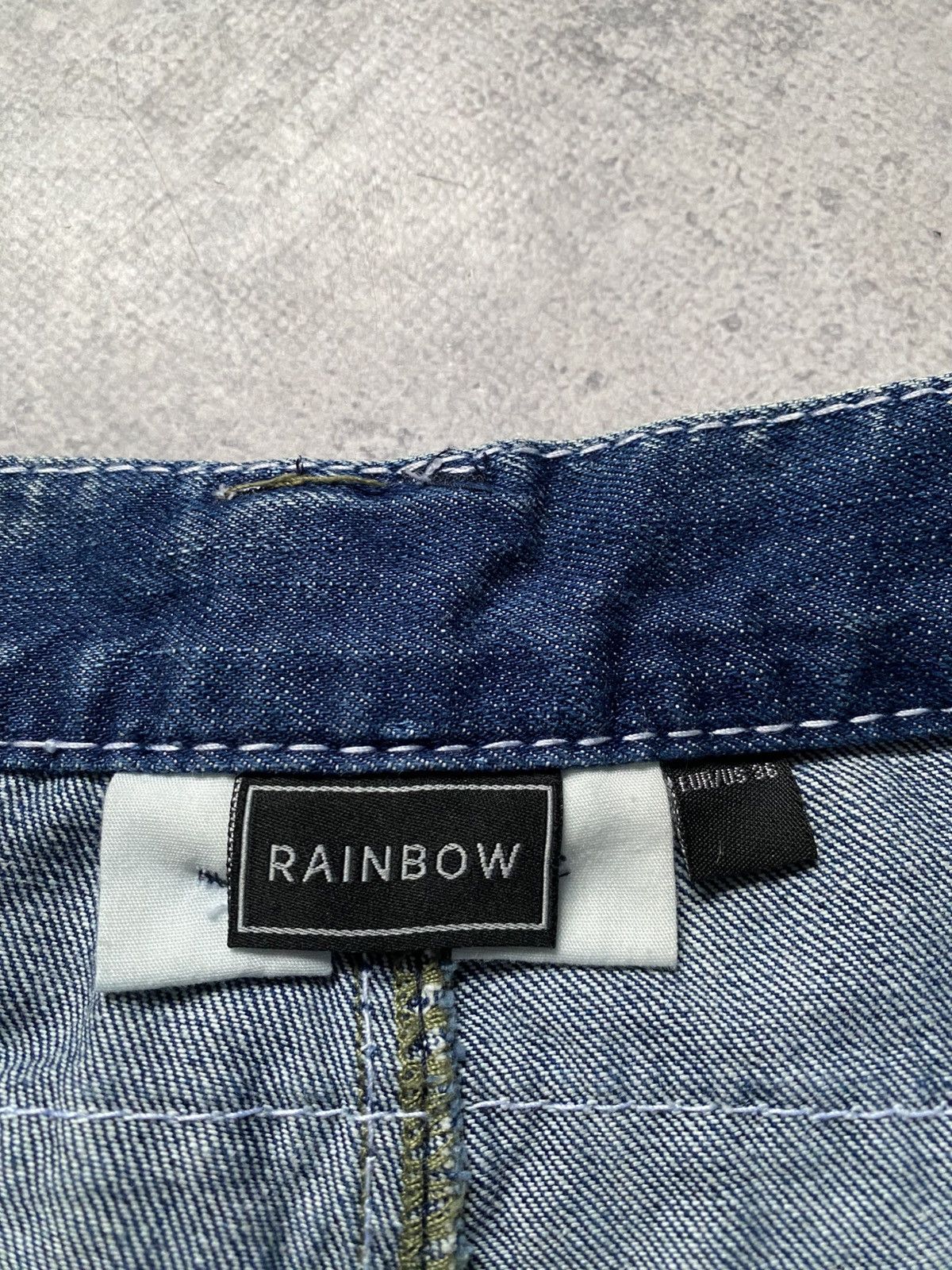 Japanese Brand Vintage Rainbow Denim Jeans Pants True Religion Style Y2K Size US 38 / EU 54 - 4 Thumbnail