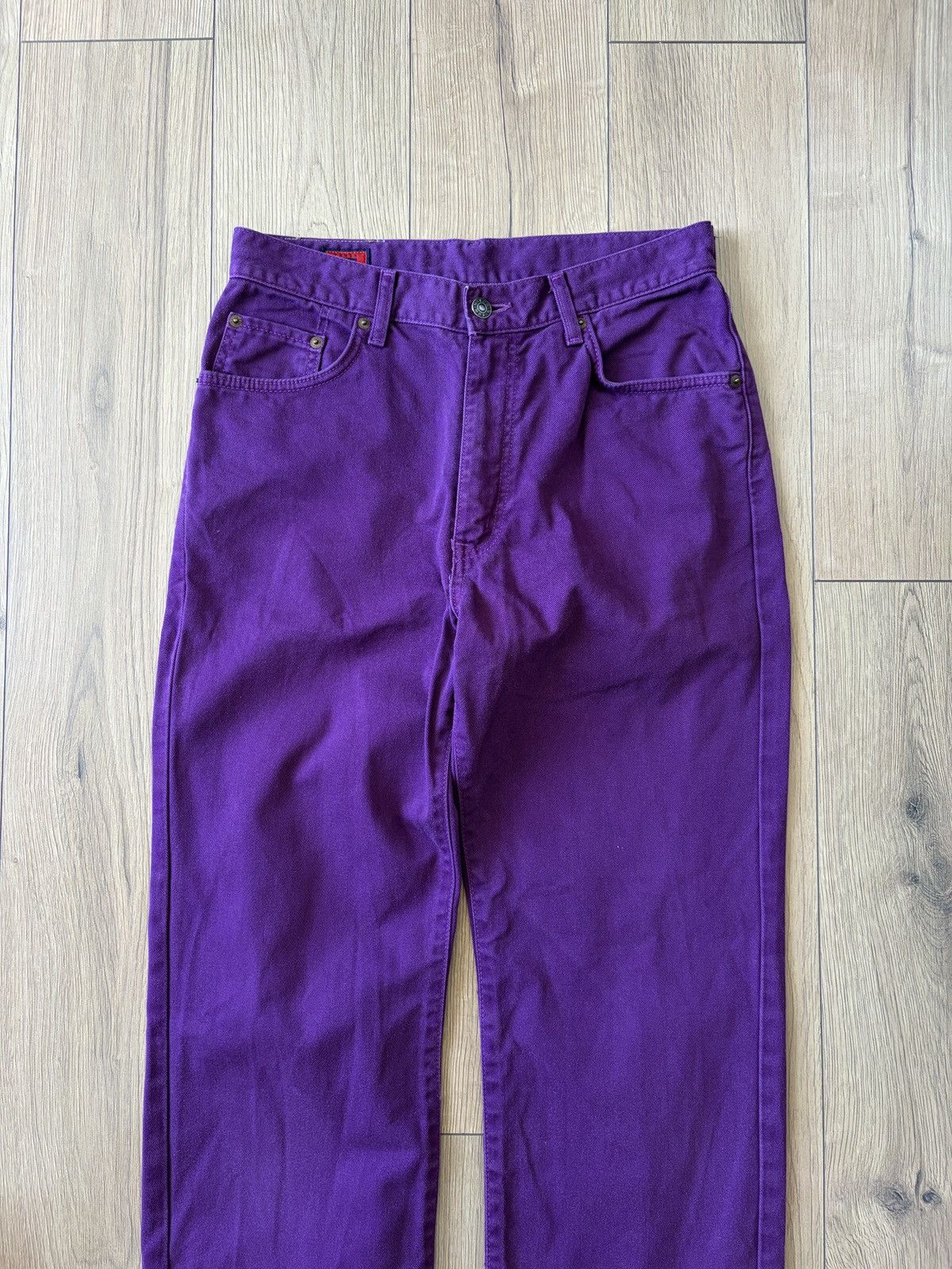 Edwin EDWIN 503 Regular Violet Purple Denim Jeans Size US 31 - 3 Thumbnail