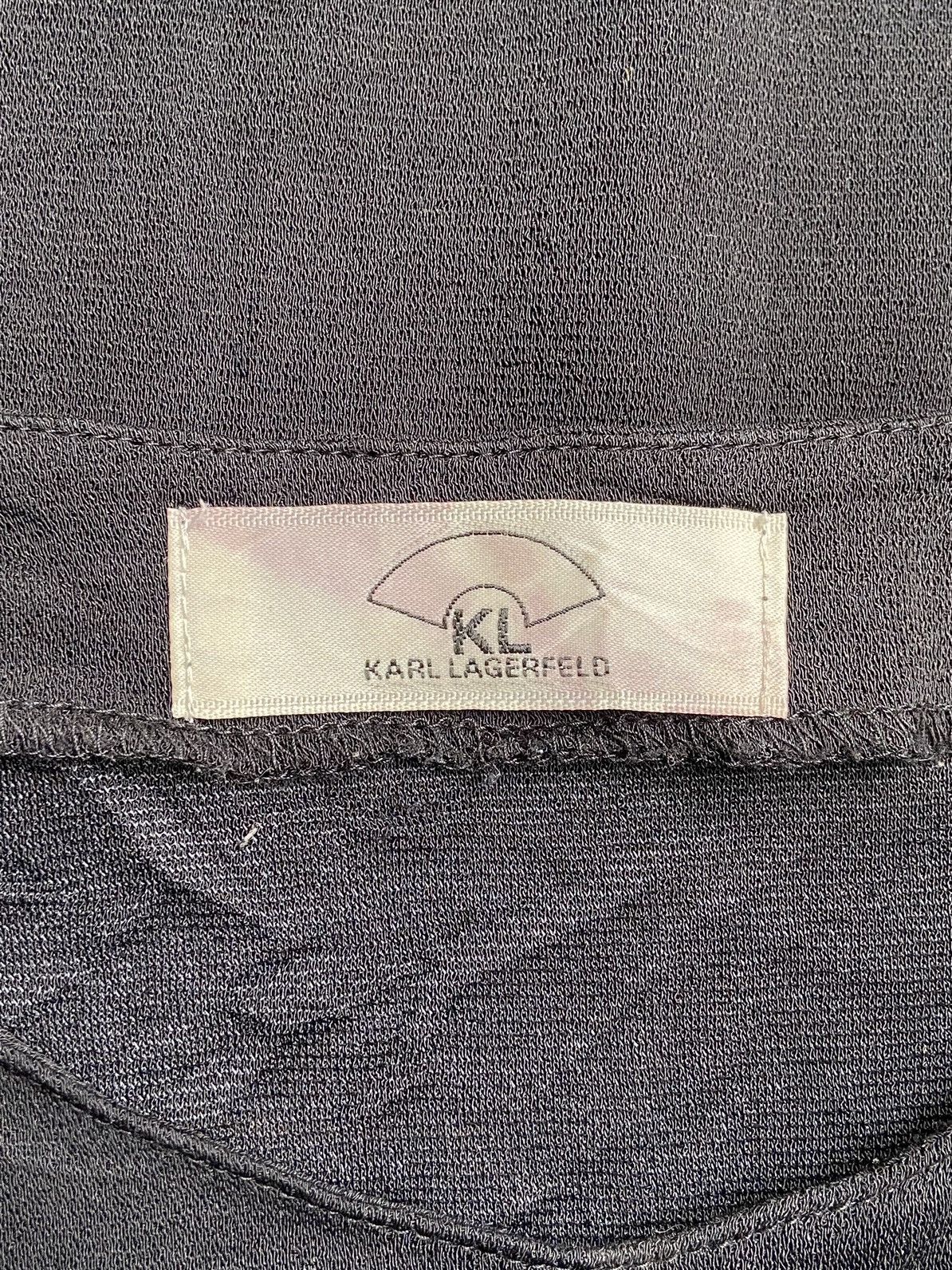 Karl Lagerfeld KARL LAGERFELD Black Blouse Size XS / US 0-2 / IT 36-38 - 6 Thumbnail