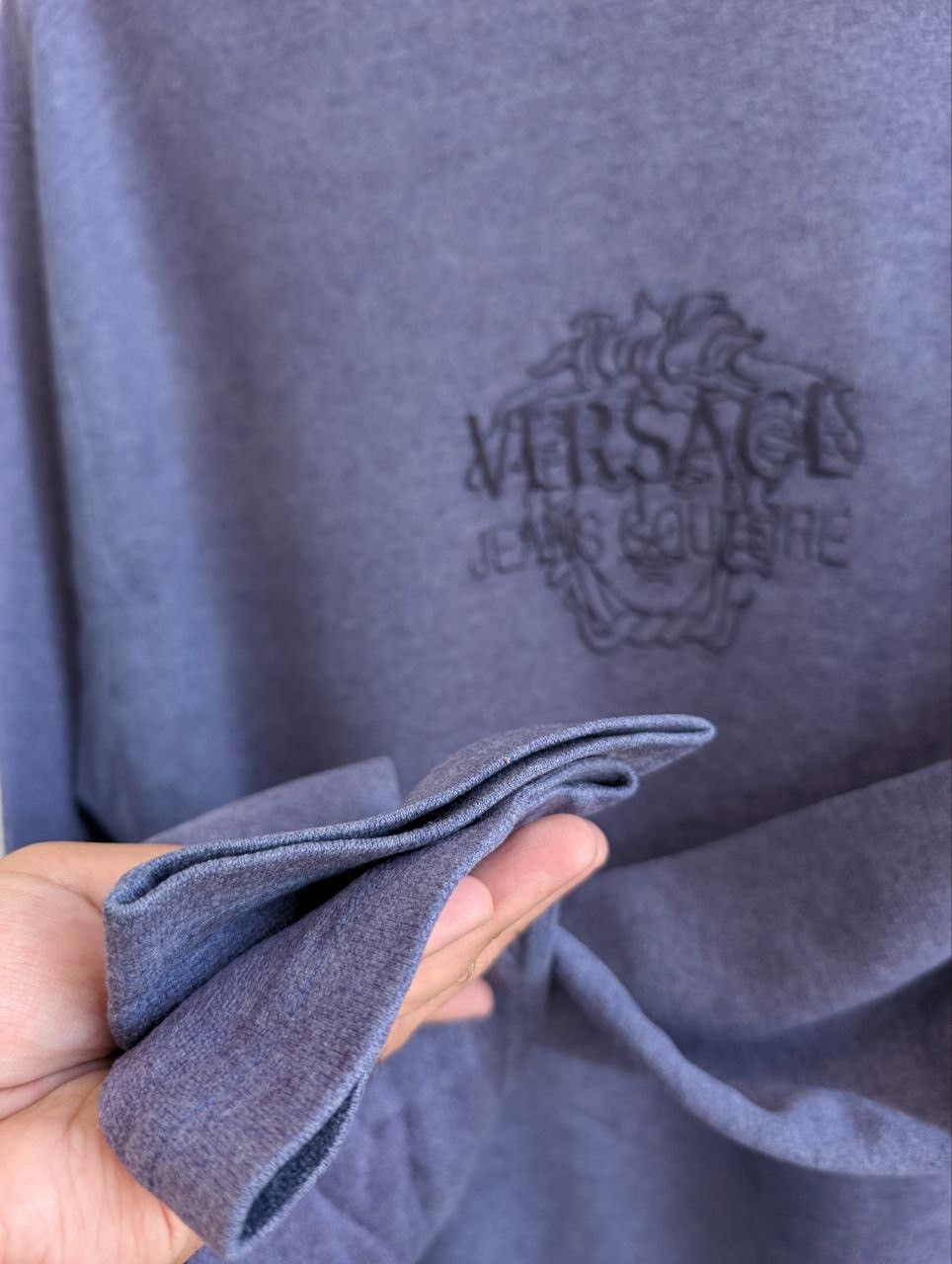 Versace Jeans Couture vintage VERSACE jeans couture embroidered logo long sleeve Size US M / EU 48-50 / 2 - 7 Thumbnail