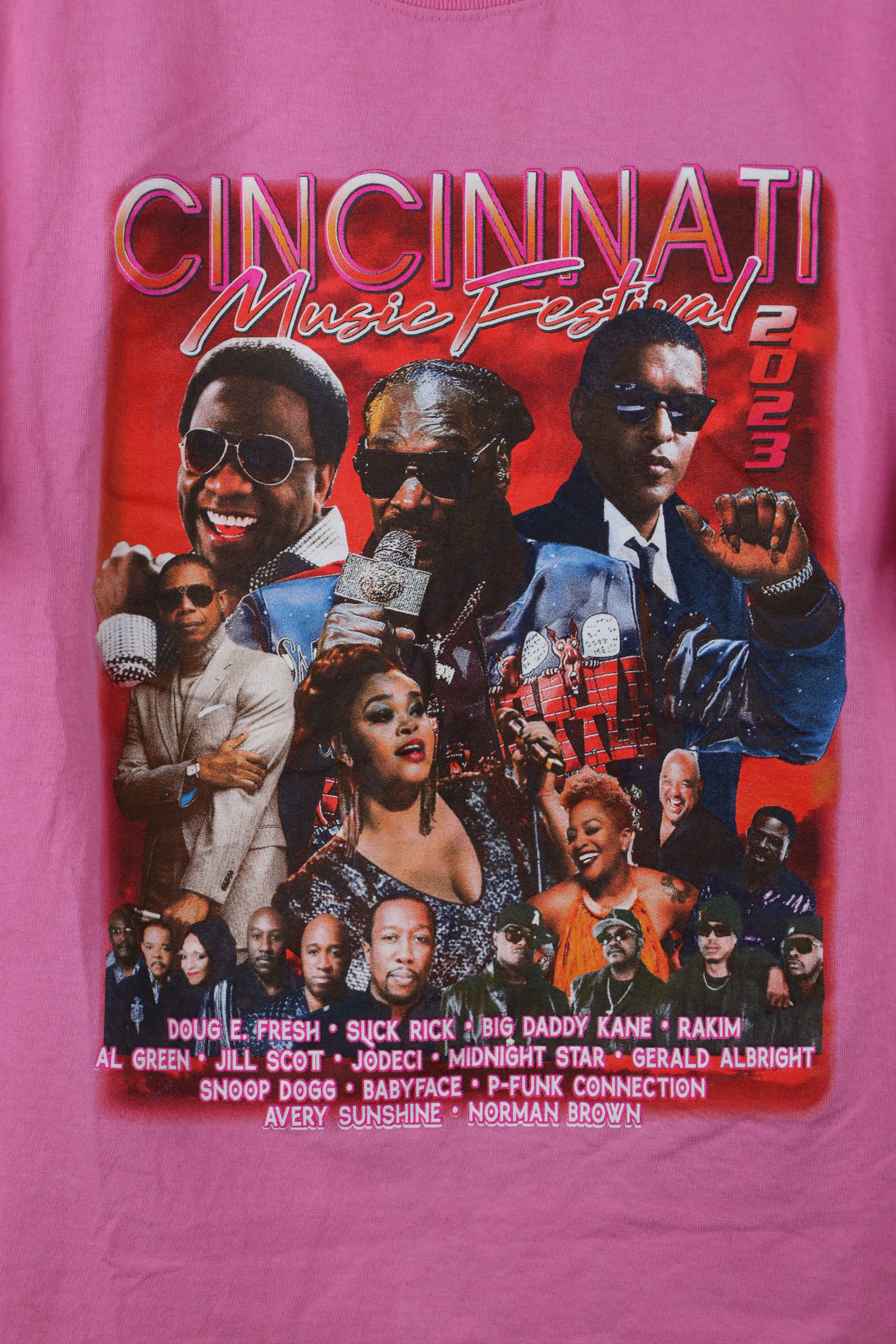 Vintage Y2K Streetwear Cincinnati Music Festival Snoop Dogg T-Shirt Size US M / EU 48-50 / 2 - 4 Thumbnail