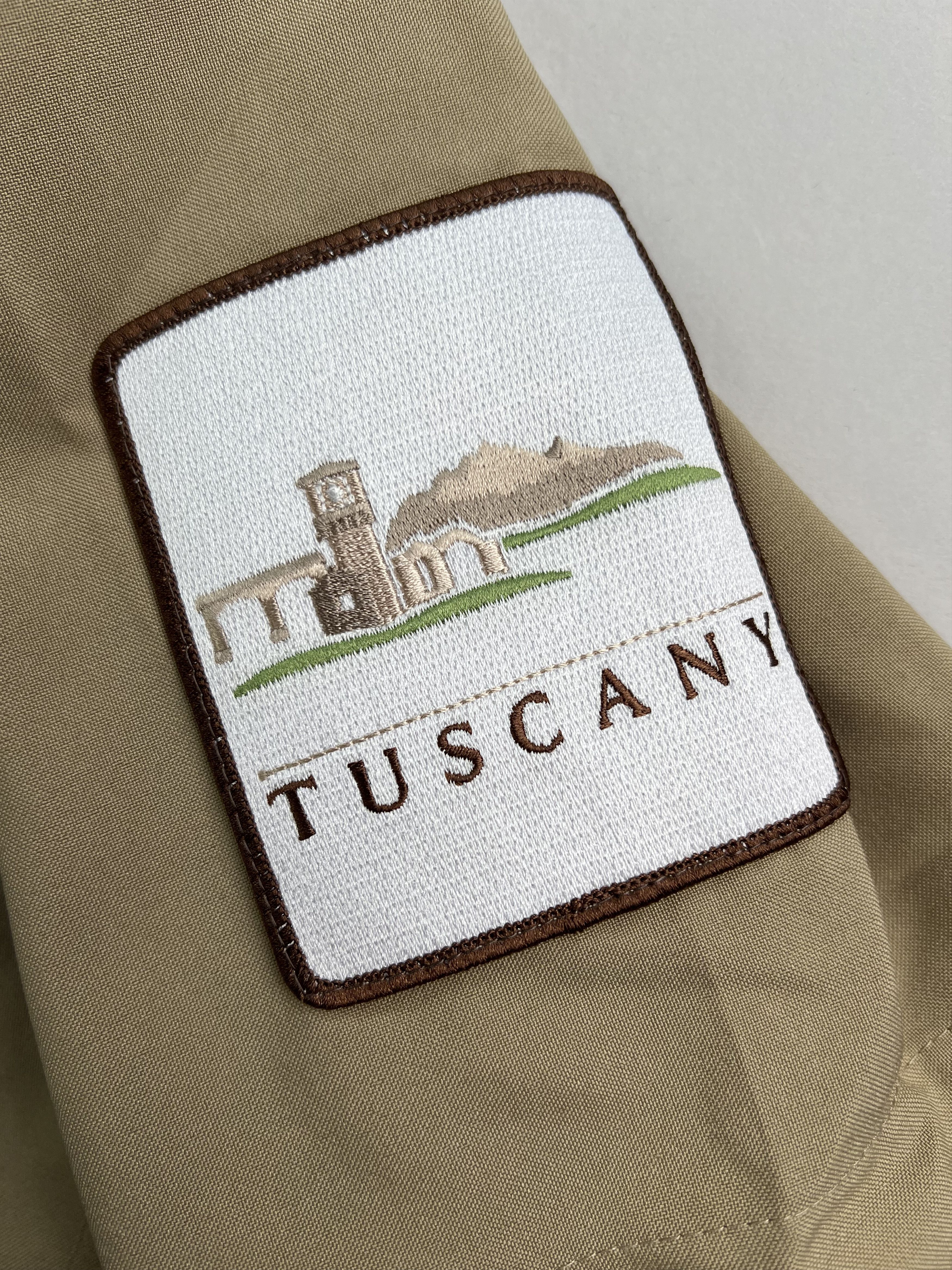 Vintage Vintage Marksman Security Work Shirt Khaki Beige Medium Size US M / EU 48-50 / 2 - 3 Thumbnail