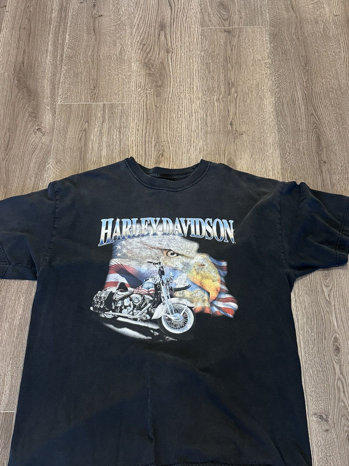 Harley Davidson RIDE OR FLY | VINTAGE HARLEY SHIRT Size US XL / EU 56 / 4 - 1 Thumbnail