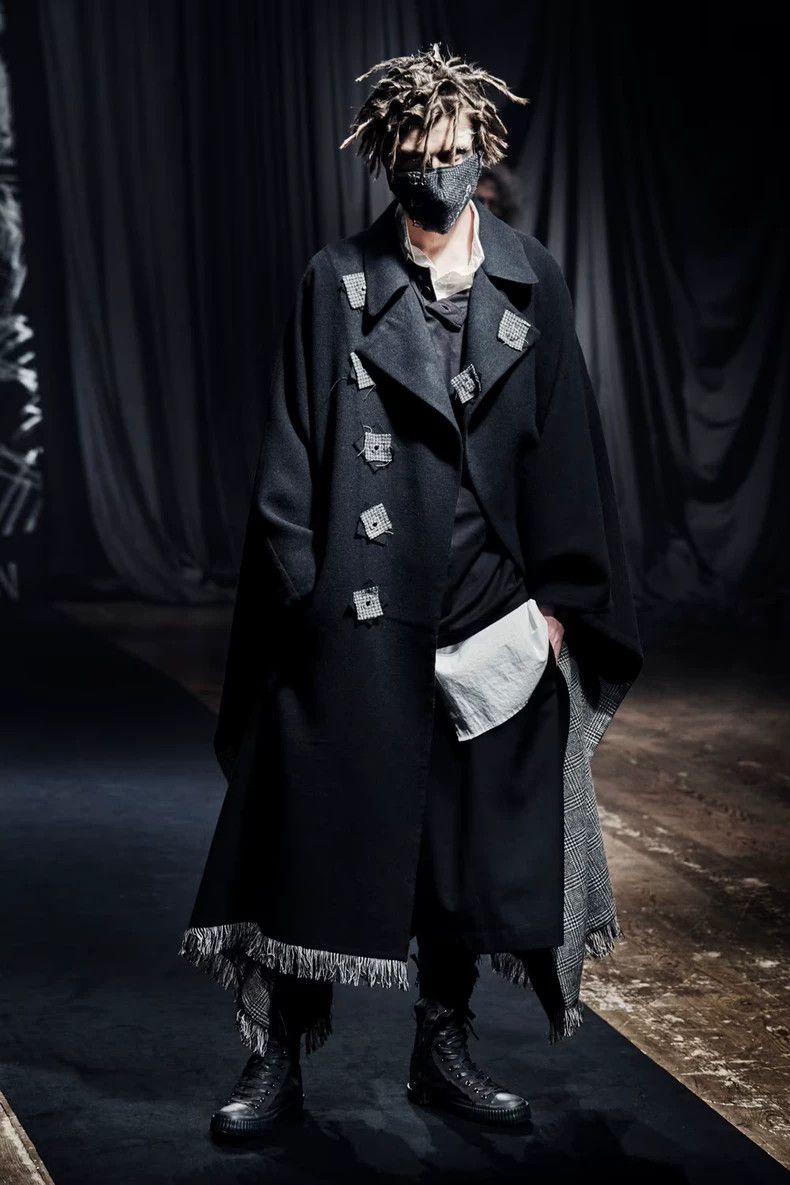 Yohji Yamamoto Yohji Yamamoto 21 aw Cape Plaid Coat Size US S / EU 44-46 / 1 - 3 Thumbnail