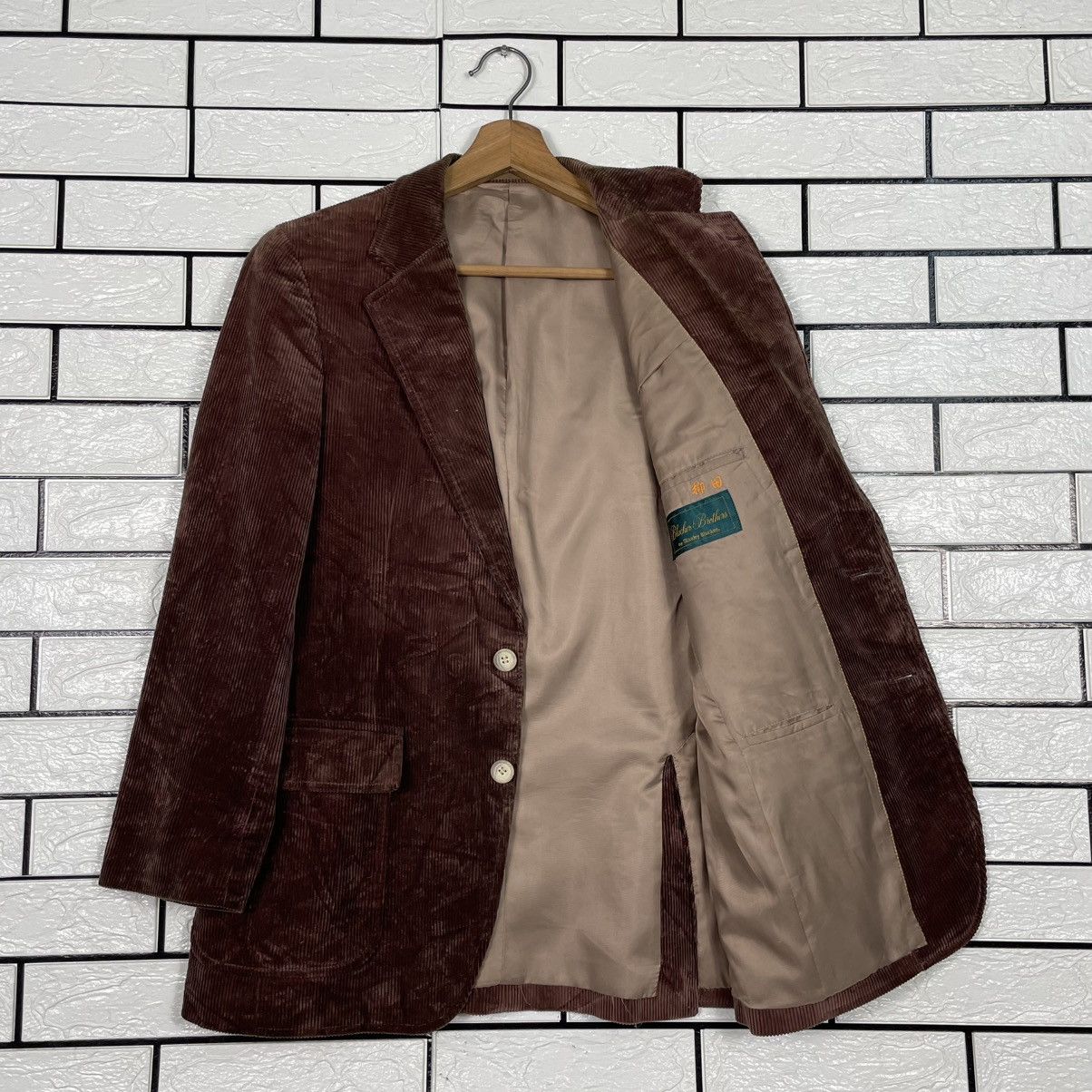 Stanley Blacker Blacker Brothers By Stanley Blacker Corduroy Blazer Jacket Size US S / EU 44-46 / 1 - 9 Thumbnail