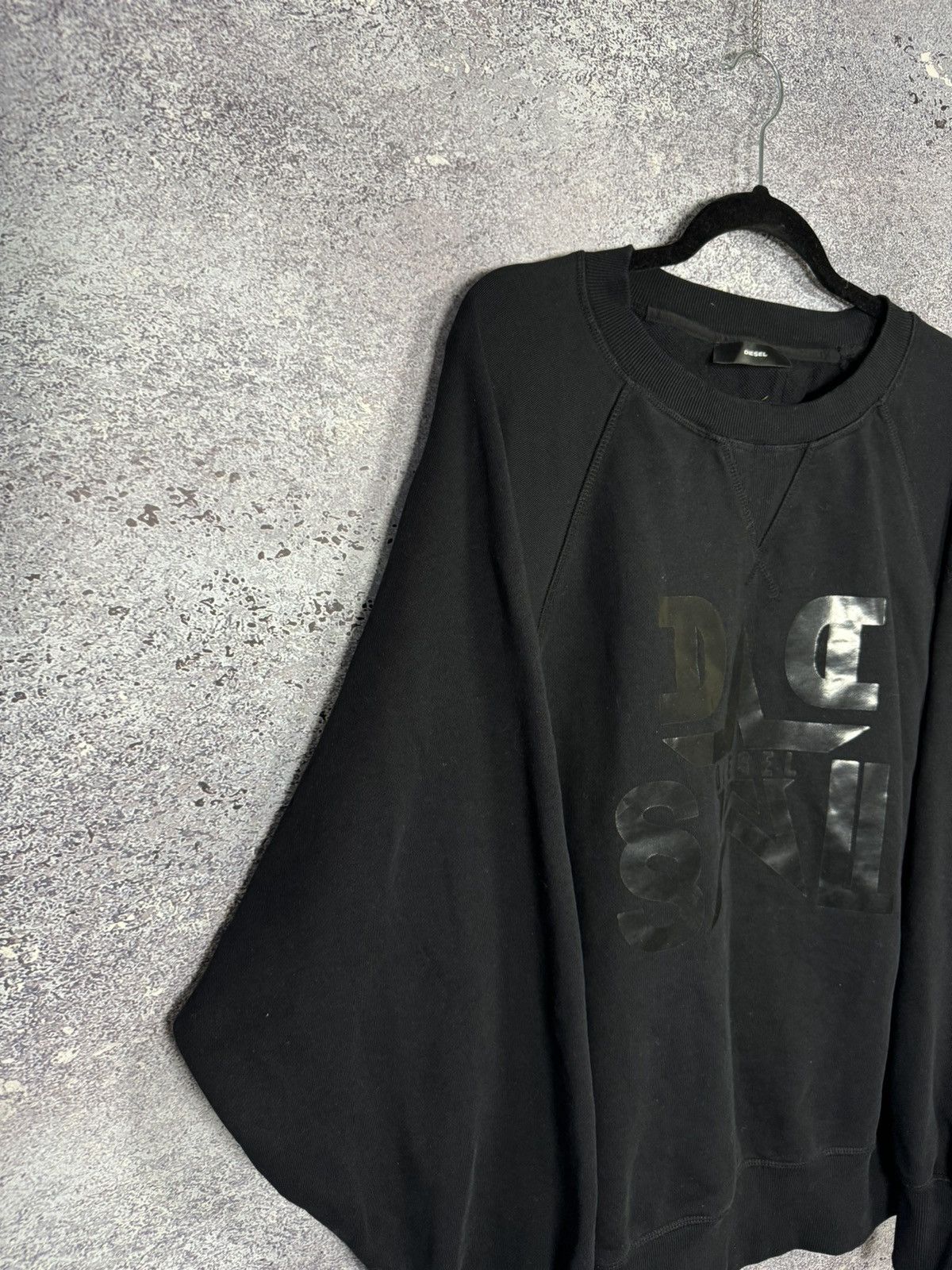 Diesel Diesel Sweatshirt Black Logo Streetwear XL Size Size US XL / EU 56 / 4 - 5 Thumbnail