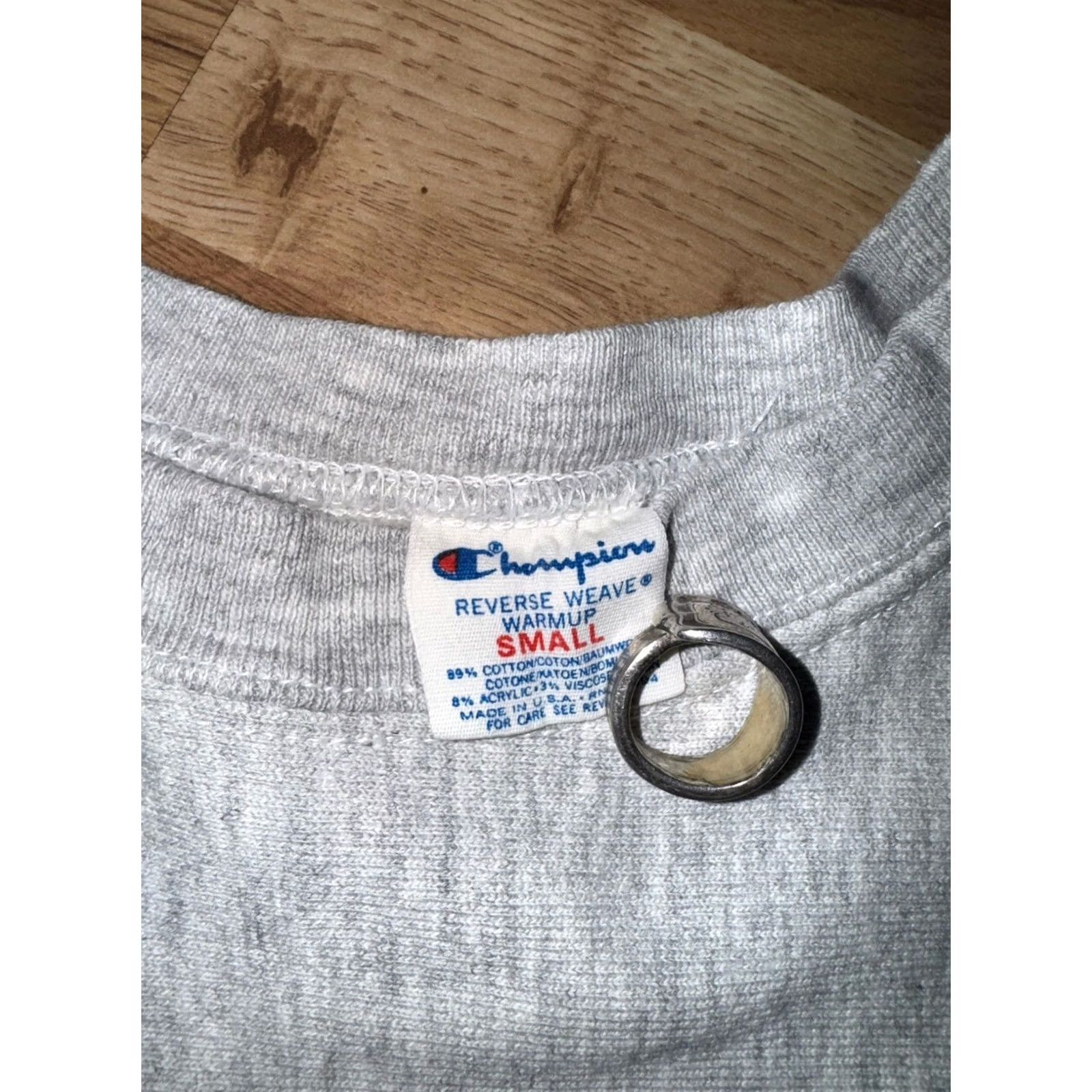 Champion VINTAGE Champion Reverse Weave Sweatshirt Gwynedd Mercy Crewneck Gray S Size US S / EU 44-46 / 1 - 2 Thumbnail