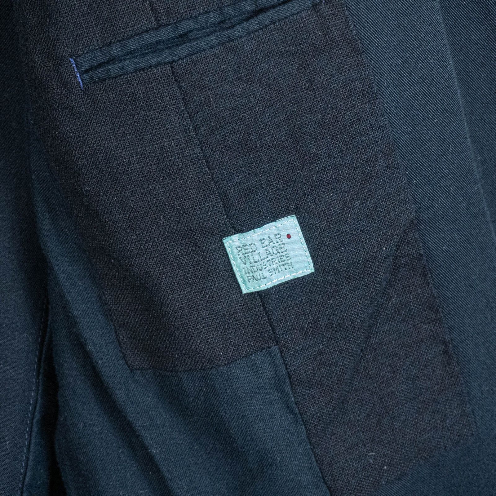 Paul Smith Paul Smith Red Ear Navy Cotton twill unstructured Blazer L Size 42R - 8 Thumbnail