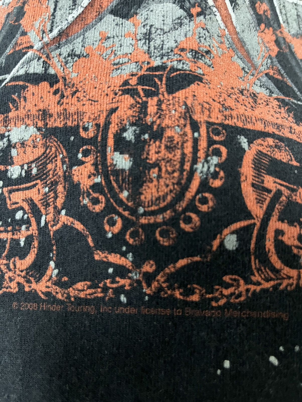 Band Tees × Vintage VINTAGE 00s HINDER AMERICAN POST GRUNGE ROCK BAND TSHIRT Size US L / EU 52-54 / 3 - 7 Thumbnail