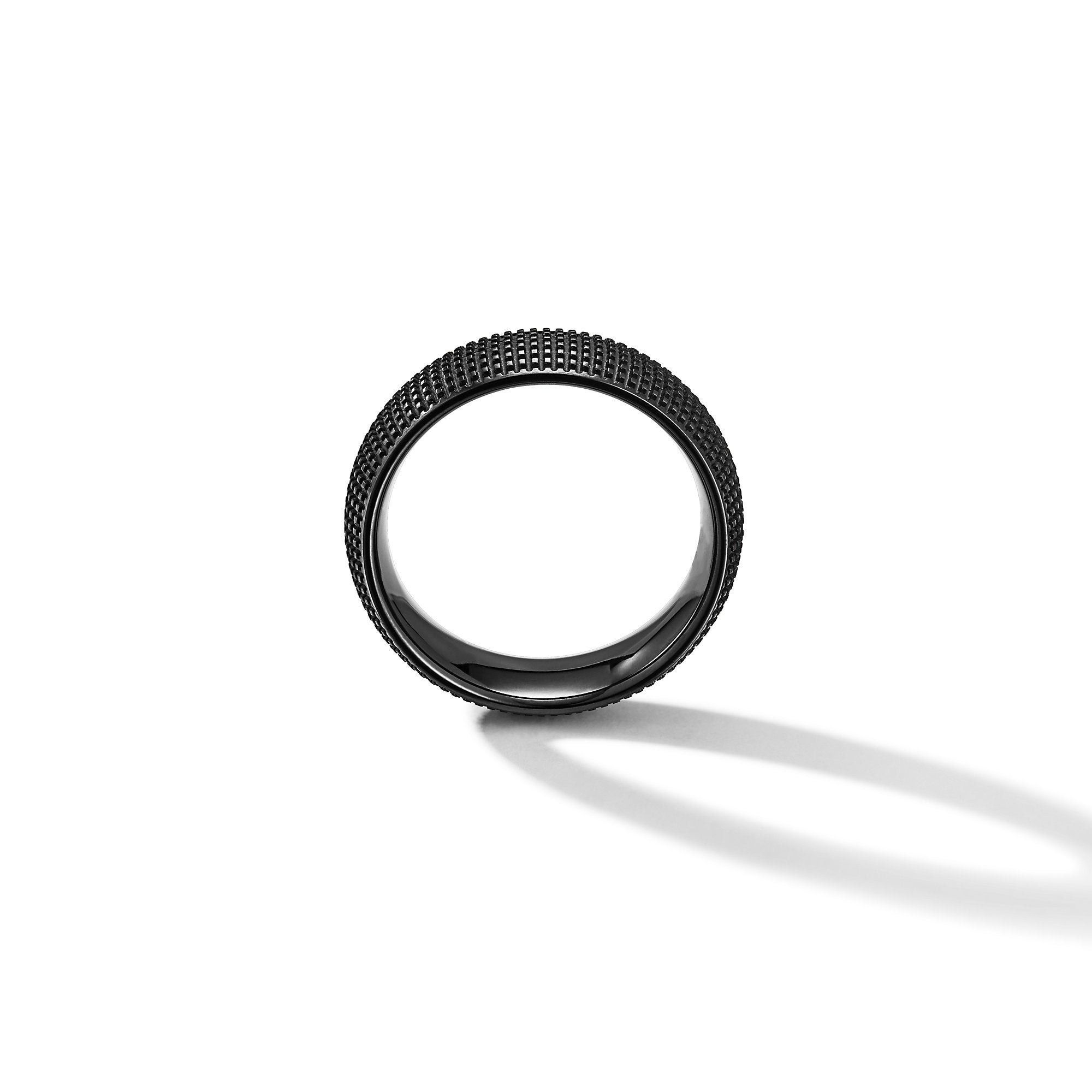 David Yurman o1w1db10526 R05739M/Size 8/ Sky Band Ring in Black Size ONE SIZE - 3 Thumbnail