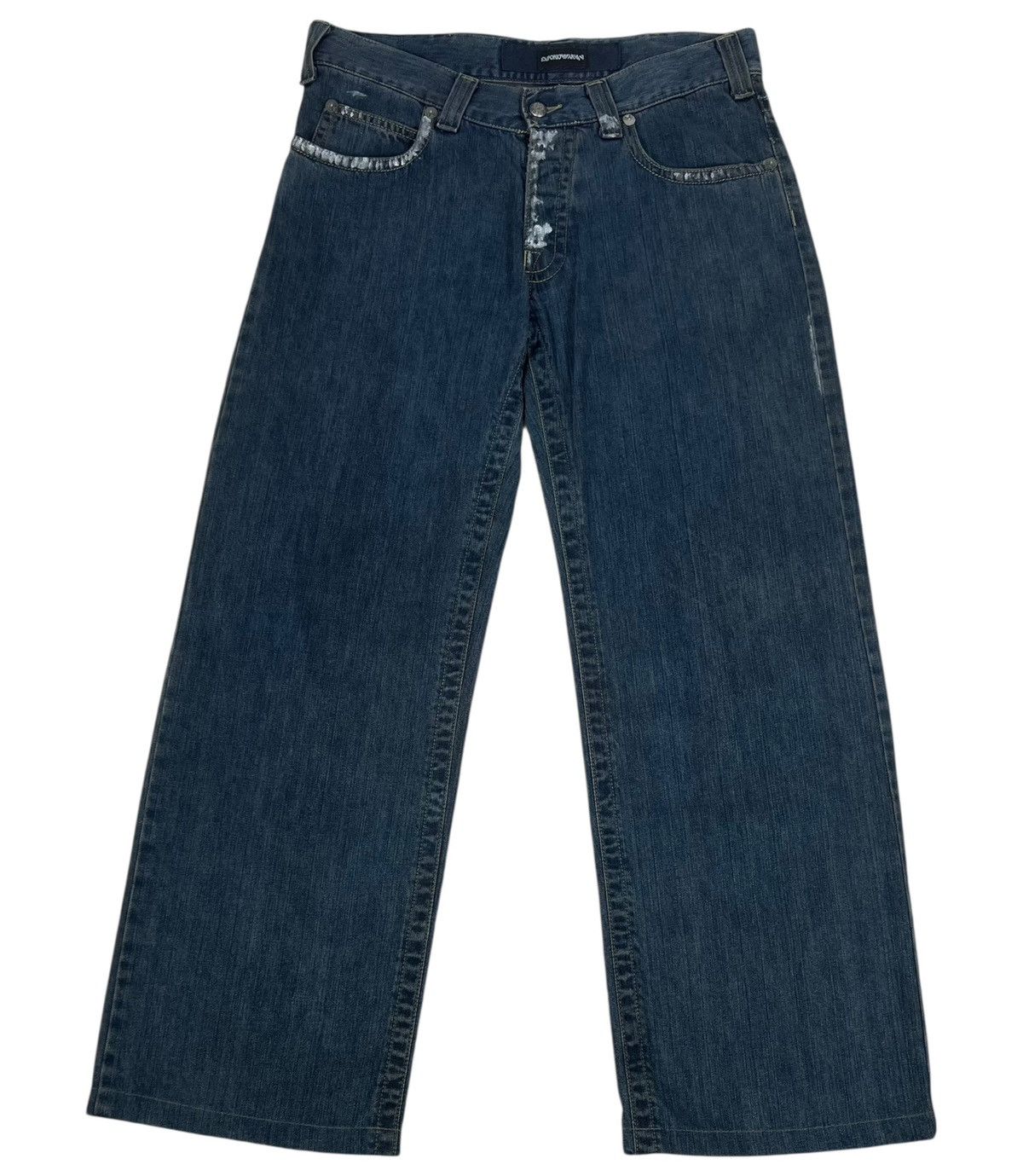 Emporio Armani Emporio Armani Wide Jeans Size US 32 / EU 48 - 1 Thumbnail