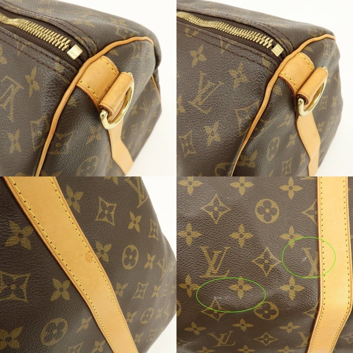 Louis Vuitton Louis Vuitton Monogram Keepall Bandouliere 55 Duffle Bag Size ONE SIZE - 6 Thumbnail