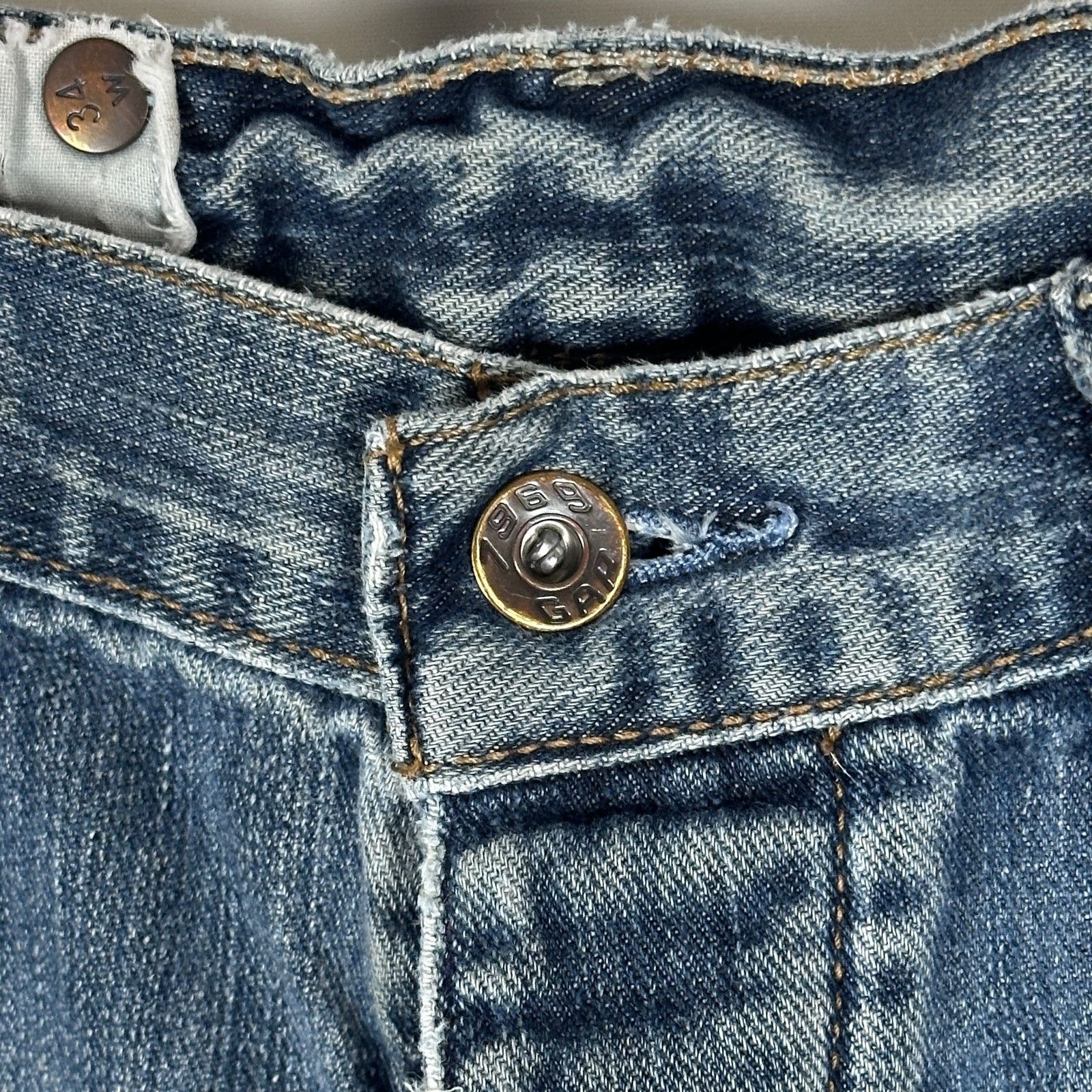 Gap Vintage Morrison Faded Denim Size US 34 / EU 50 - 4 Thumbnail