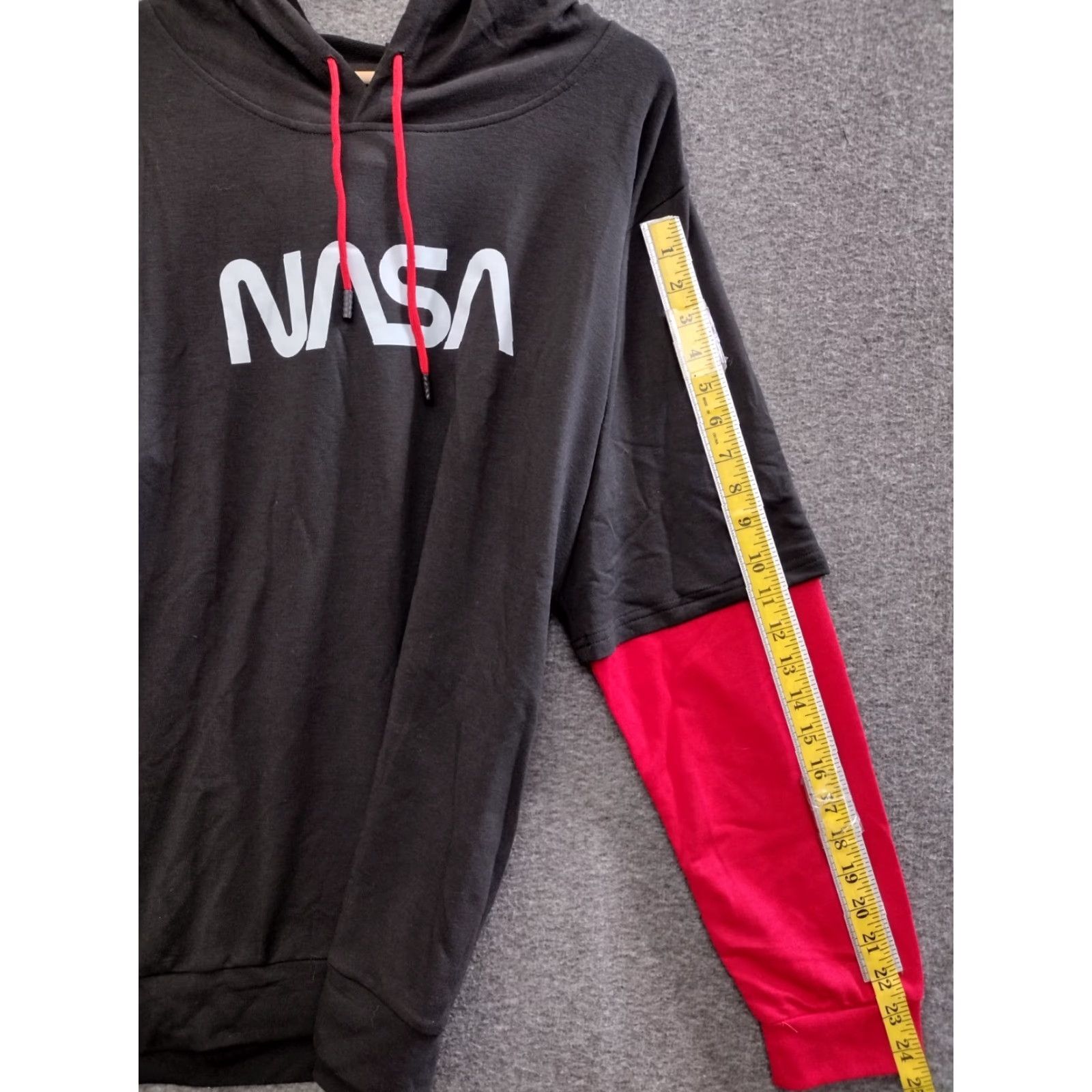 NASA NASA Unbranded Logo Hoodie Sweatshirt Black/Red Size L Mens Size US L / EU 52-54 / 3 - 5 Thumbnail