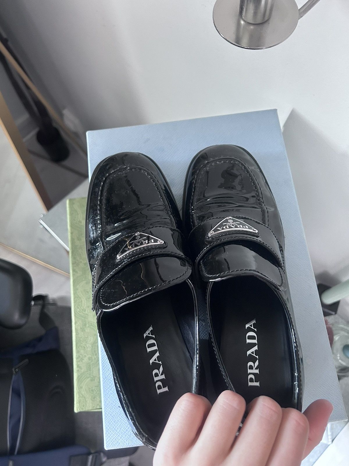 Prada Prada loafers patent leather Size US 7.5 / IT 37.5 - 5 Thumbnail