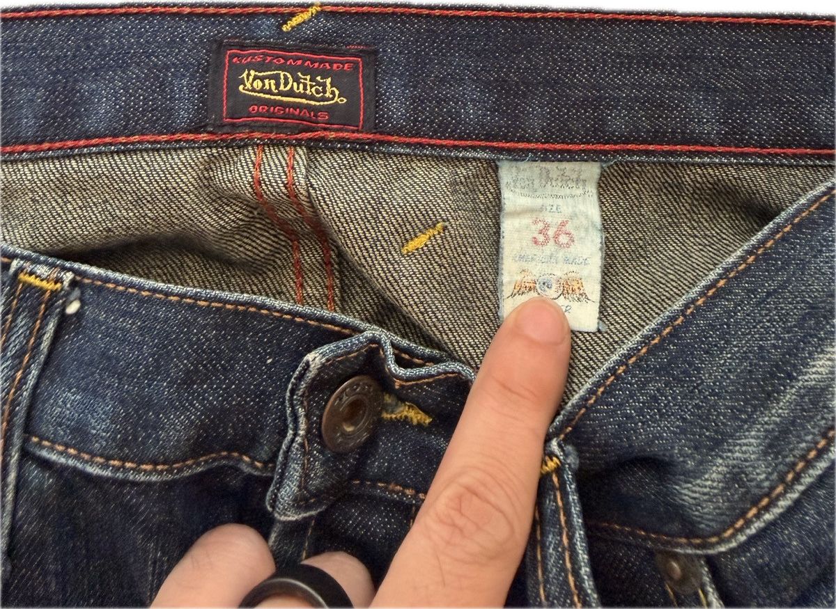Von Dutch Vintage Von Dutch Spelled Out Jeans Size US 36 / EU 52 - 3 Thumbnail