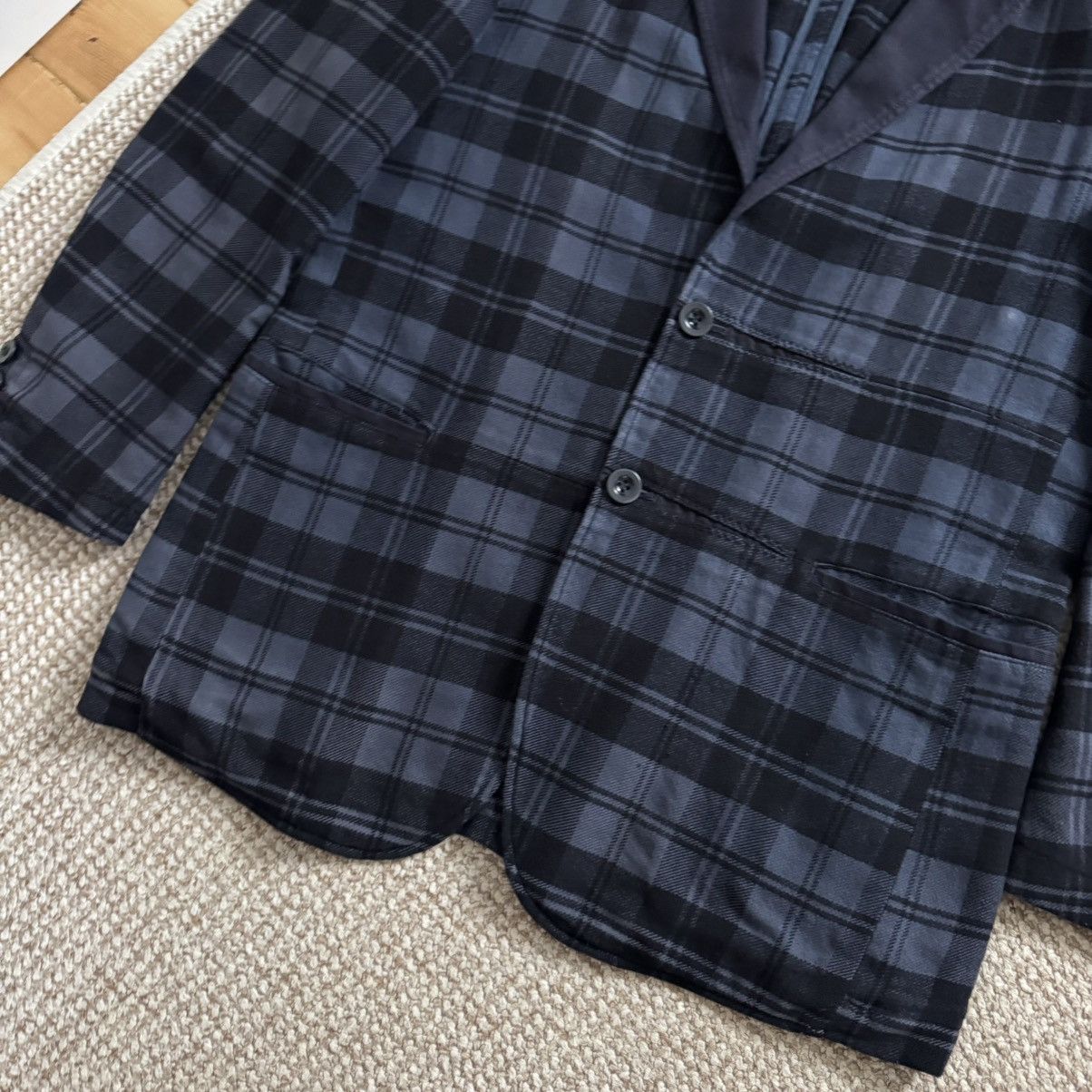 Marithe + Francois Girbaud Marithe Francois Girbaud Wool Blend Plaid Blazer Size 52R - 6 Thumbnail