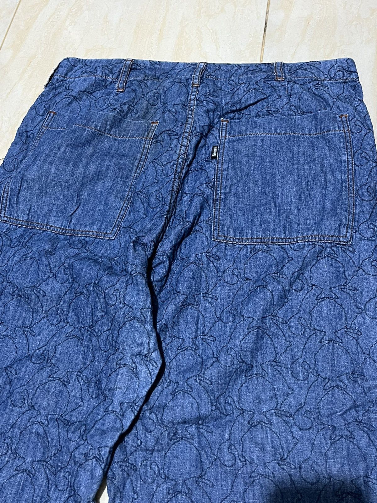 Ne-Net Issey miyake - Ne-net embroidery Indigo denim Size US 32 / EU 48 - 5 Thumbnail