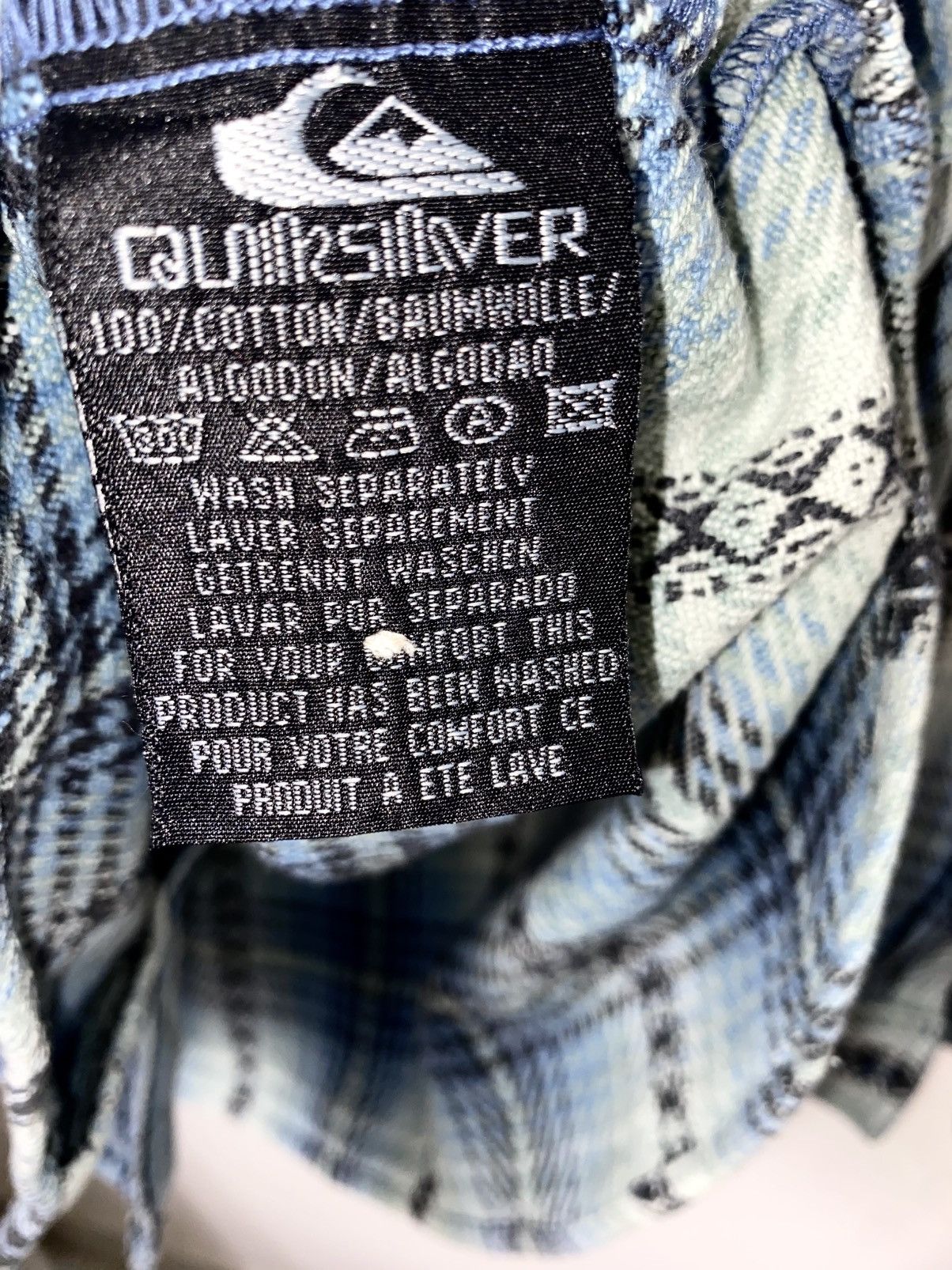 Quicksilver QUICKSILVER 100% Cotton Jacket with Hoodie Size US L / EU 52-54 / 3 - 4 Thumbnail