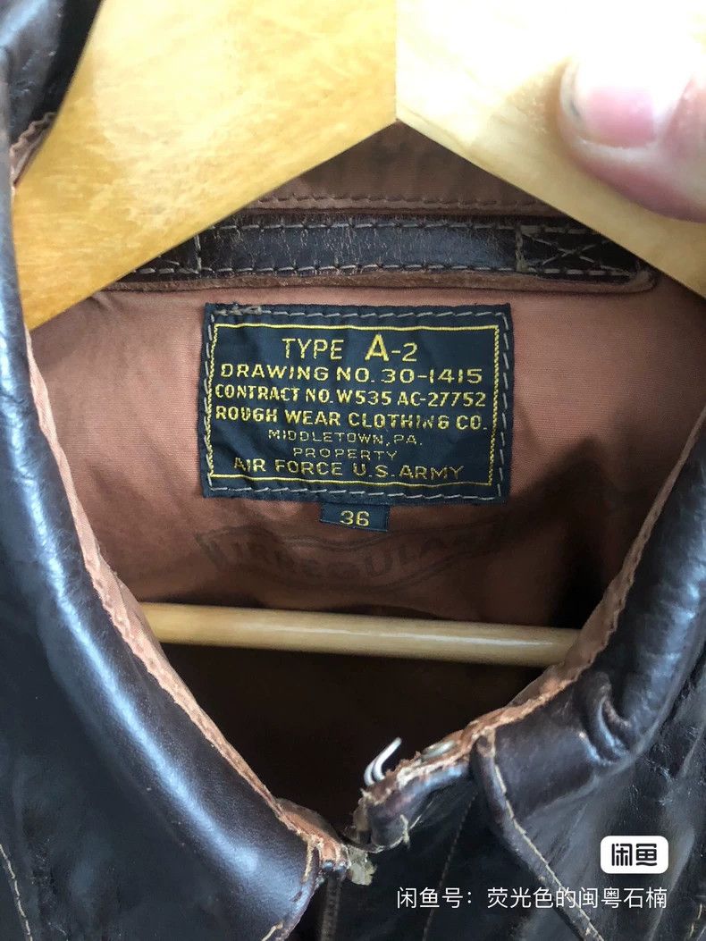 The Real McCoy's The Real McCoys A2 Leather Jacket, Size 36, Shoulder Width Size US S / EU 44-46 / 1 - 3 Thumbnail