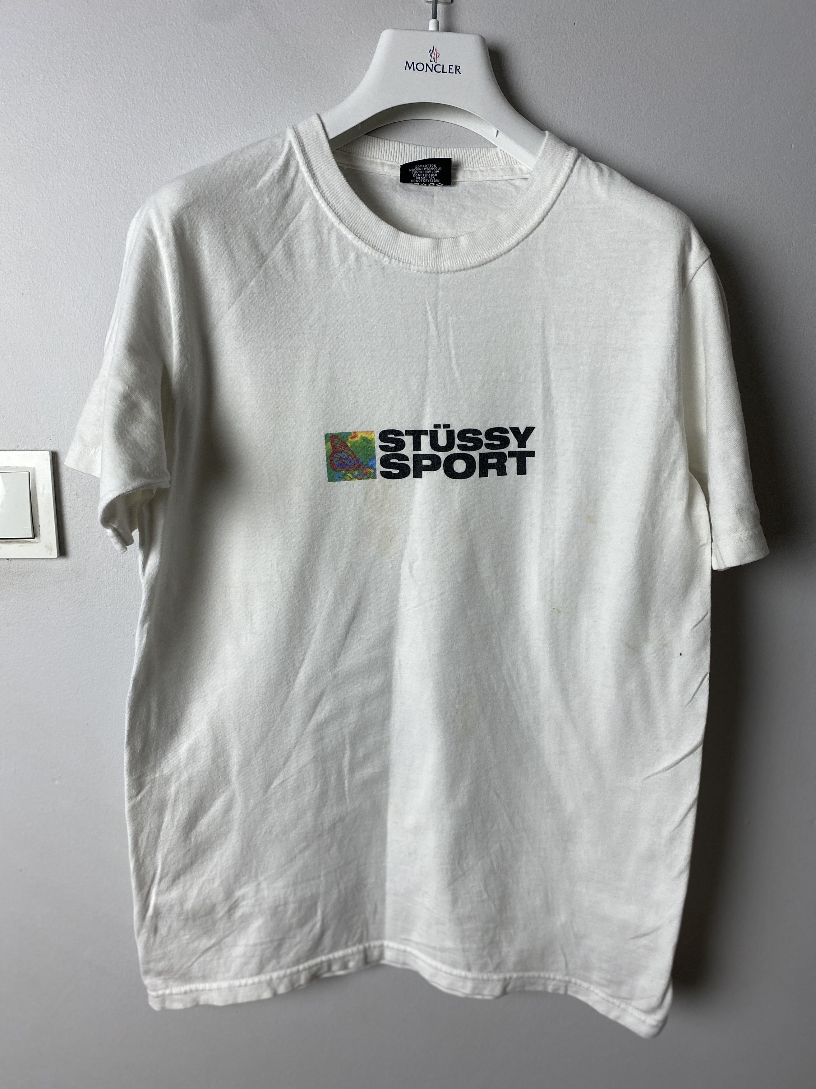 Stussy Stussy Sport Script Tee “White” | Grailed