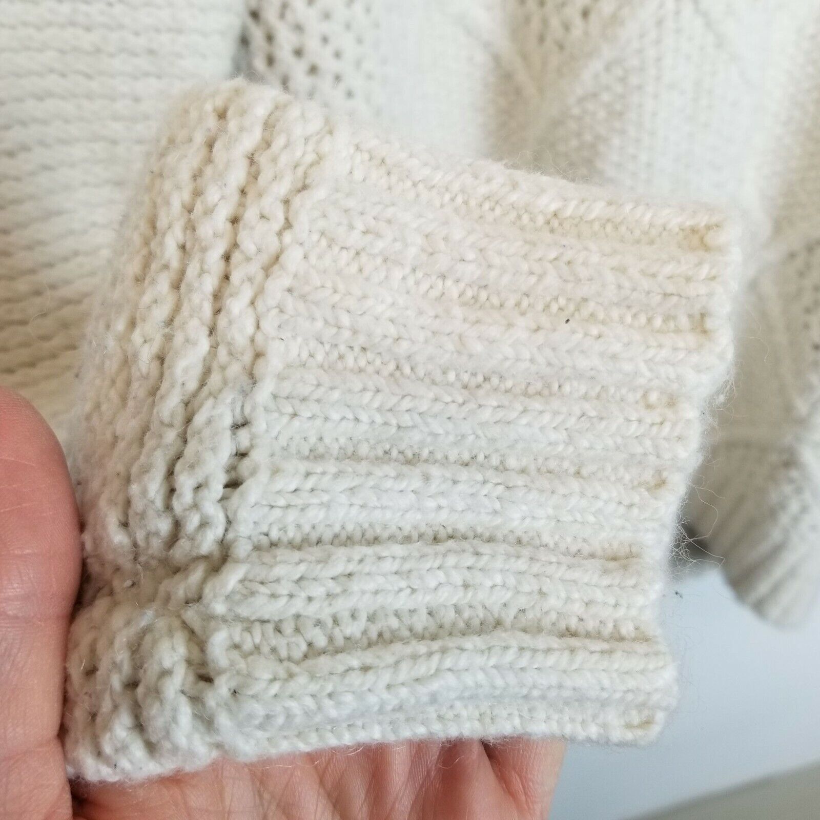 American Eagle Outfitters American Eagle Womens Wool Sweater Preppy Academia Teacher L Size L / US 10 / IT 46 - 4 Thumbnail