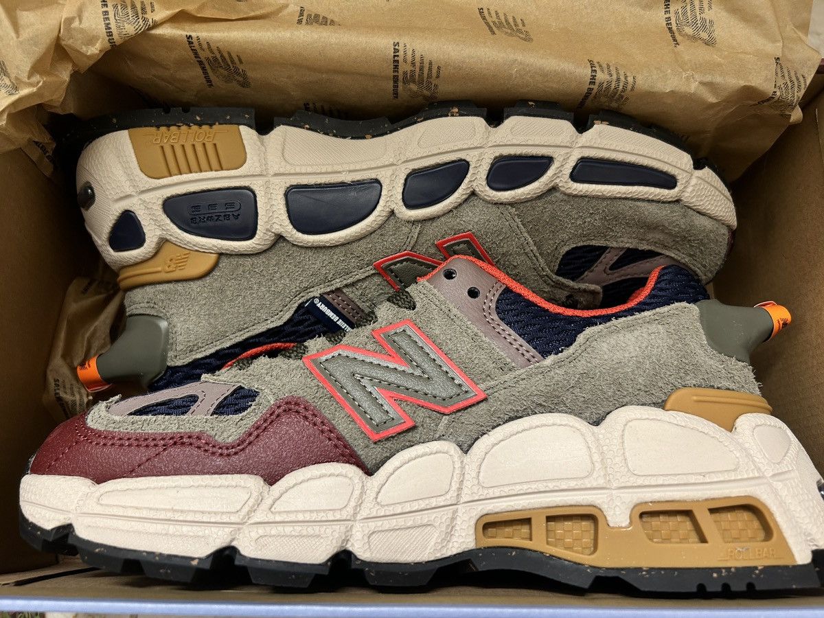 New Balance × Salehe Bembury New Balance 574 Salehe Bembury Yurt Team Forest Green Size US 8 / EU 41 - 3 Thumbnail