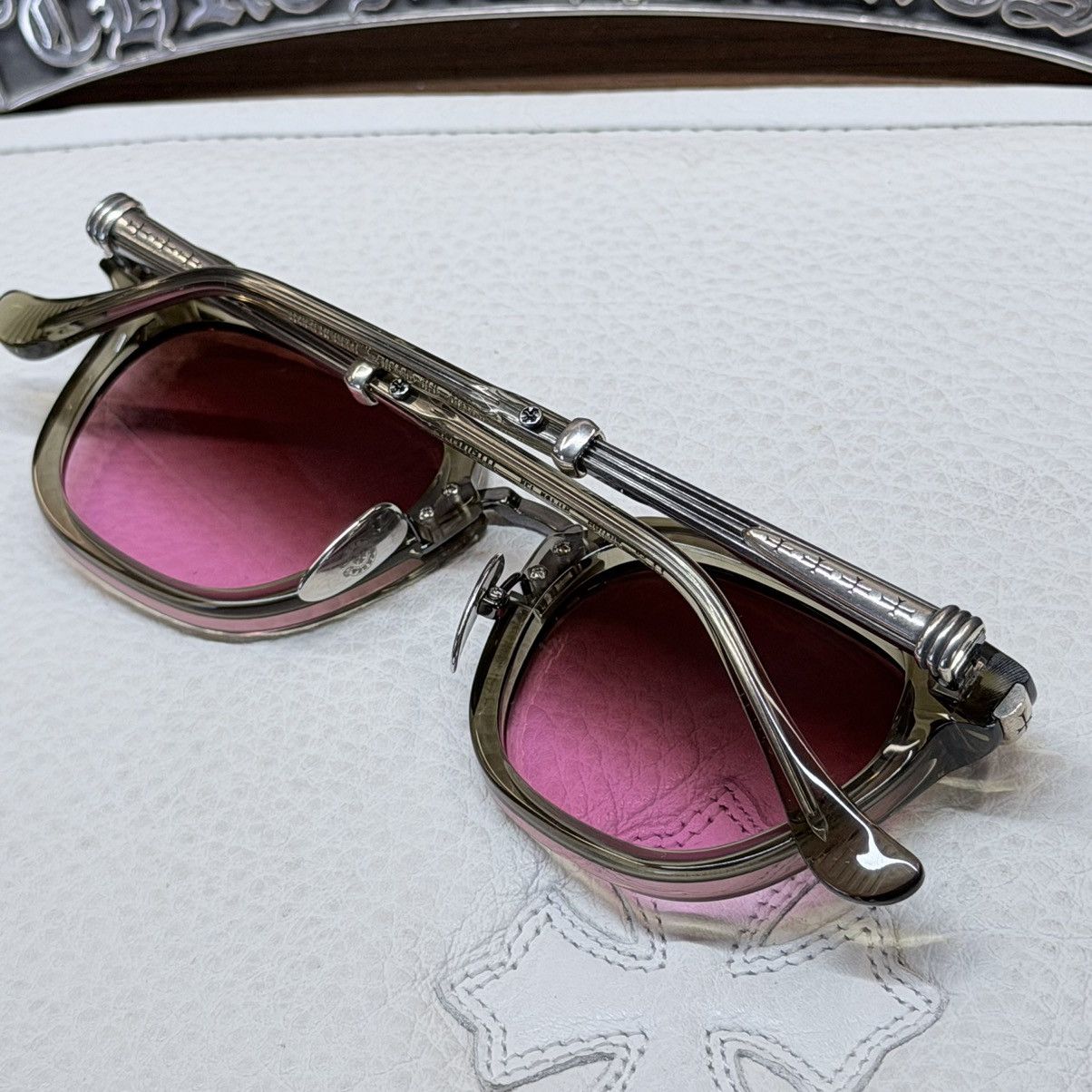 Chrome Hearts Chrome Hearts Titanasluvr 1/1 Sunglasses Size ONE SIZE - 4 Thumbnail
