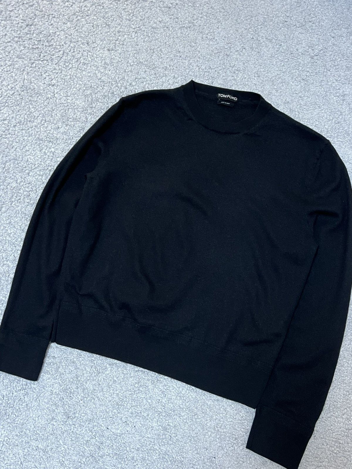 Tom Ford Tom Ford Wool Black Sweater Size XS Size US XS / EU 42 / 0 - 2 Thumbnail