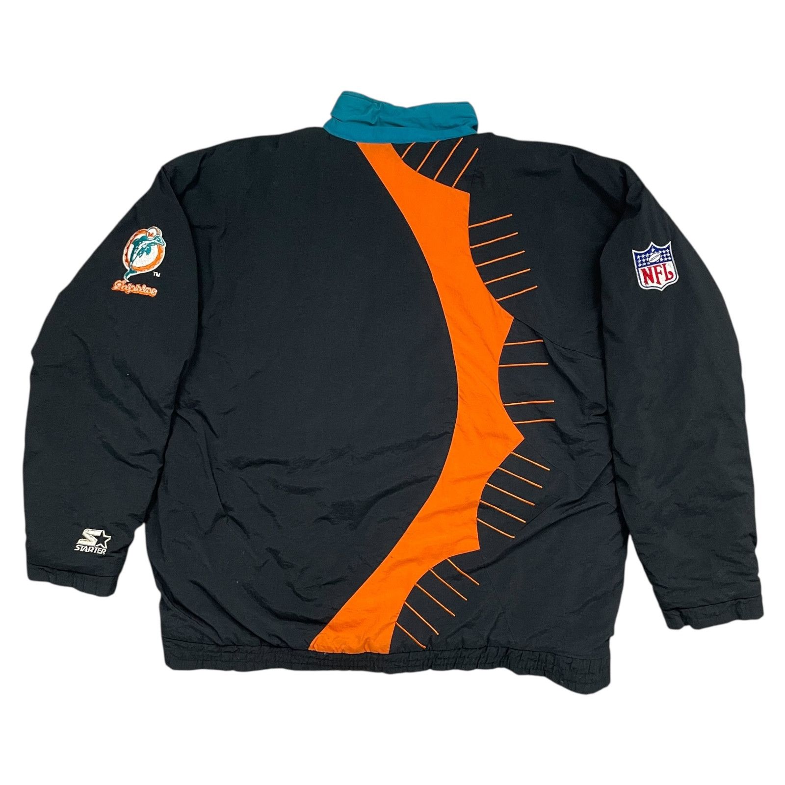 NFL VTG 90s NFL MIAMI DOLPHINS STARTER PUFFER JACKET SIZE XL Size US XL / EU 56 / 4 - 2 Thumbnail