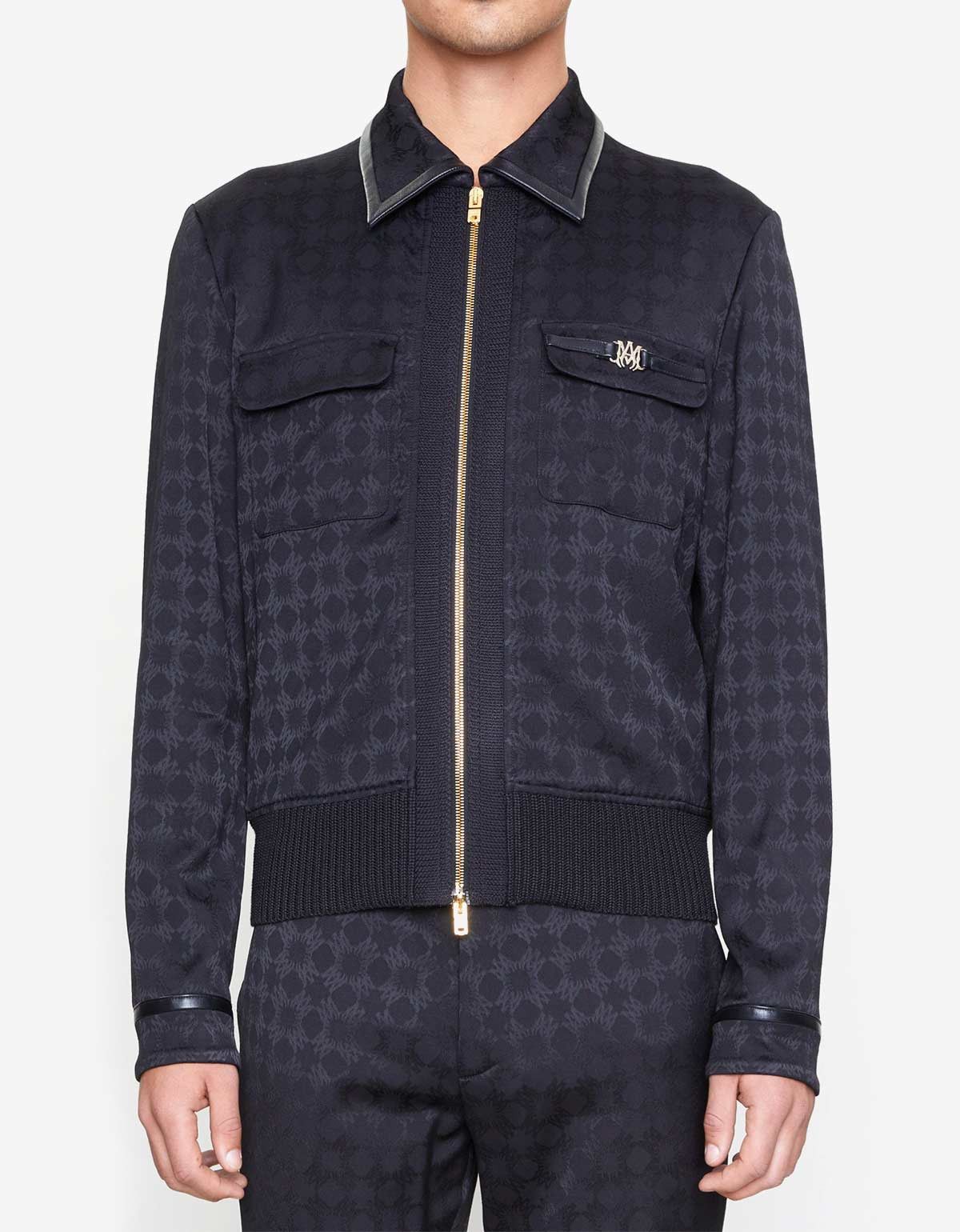 Amiri Black Tonal MA Quad Blouson SIZE 50