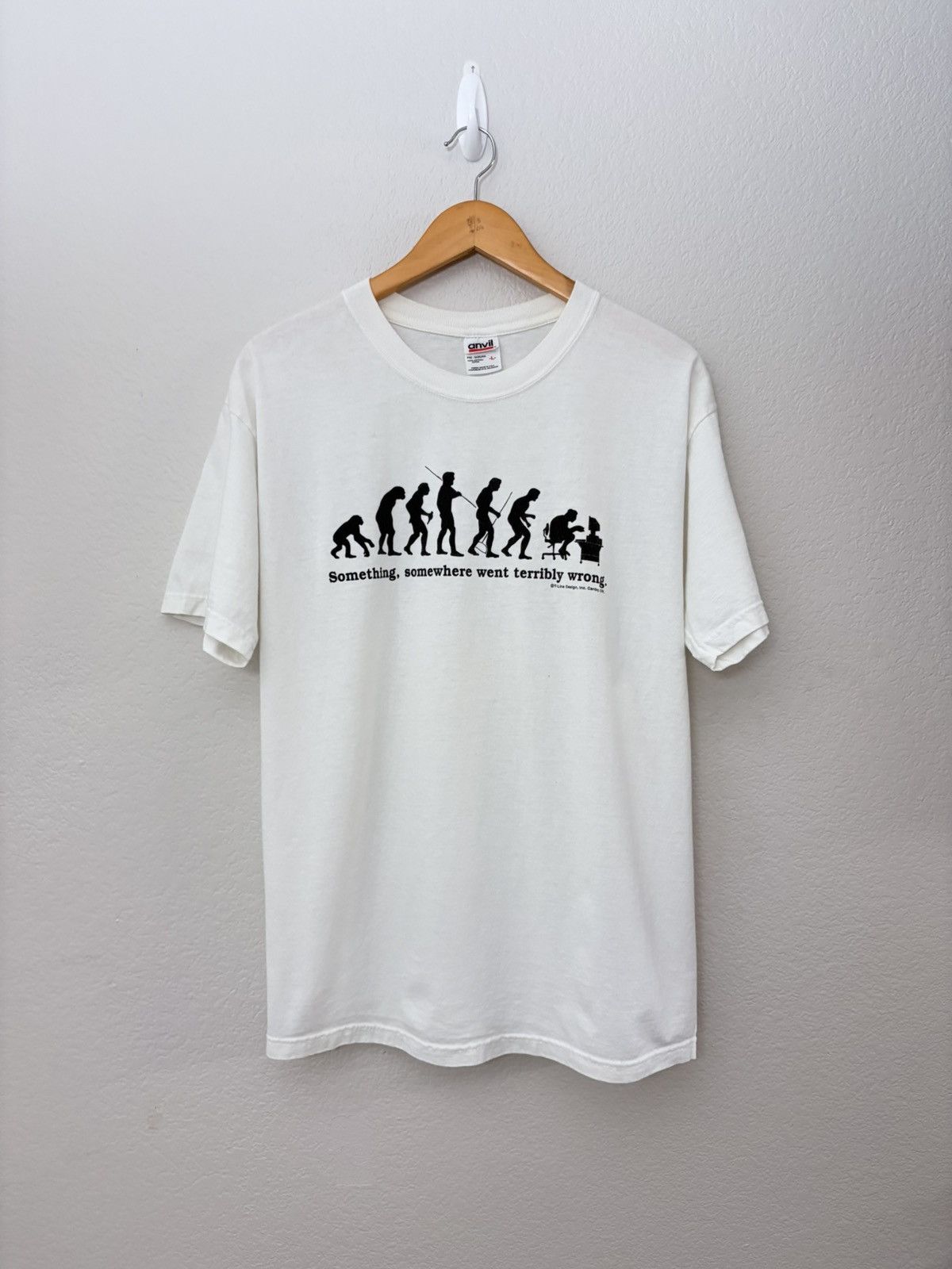 Vintage 00’s Evolution Something Somewhere Went Terribly Wrong Tee Size US L / EU 52-54 / 3 - 2 Thumbnail