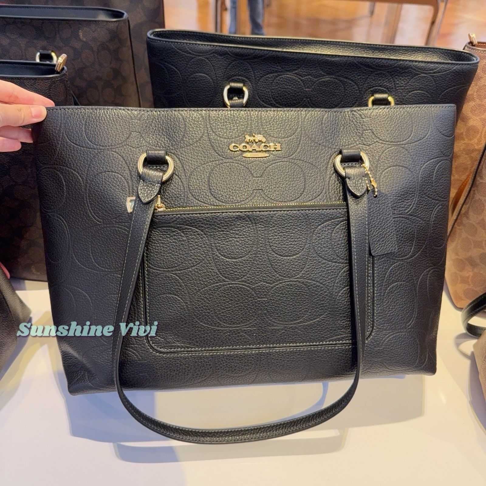 Coach NWT Bundle COACH CCD49 Station Tote & CCL35 Long Wallet Size ONE SIZE - 4 Thumbnail