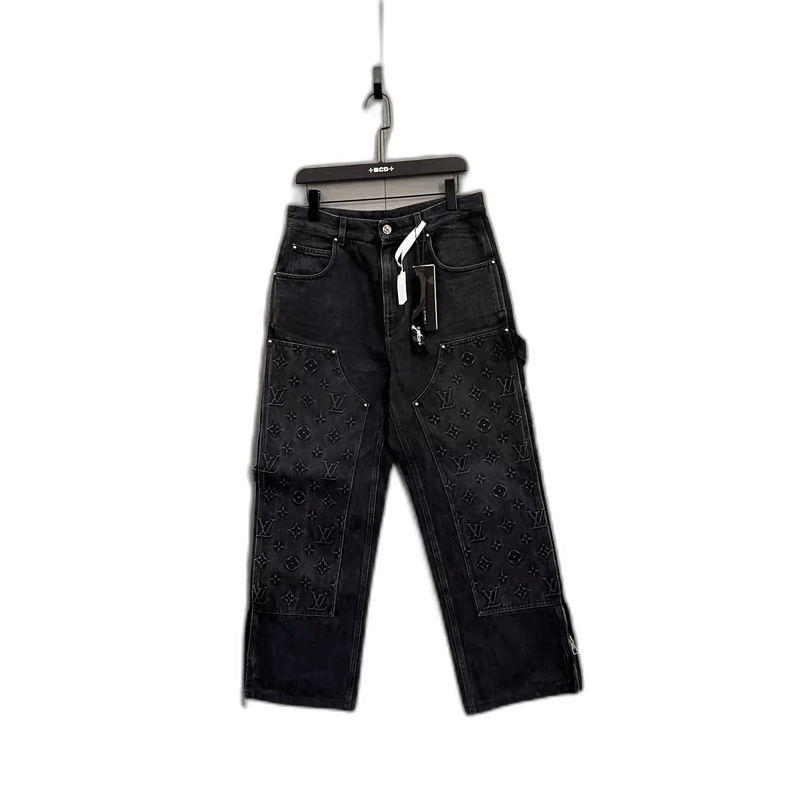 Louis Vuitton Louis Vuitton Patchwork Denim Pants 29 Size Size US 29 - 1 Thumbnail