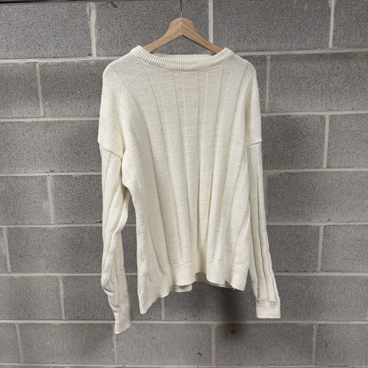 Vintage 90s Vertical Striped Knit Raime Cotton Sweater ERD Grunge Size US XL / EU 56 / 4 - 4 Thumbnail