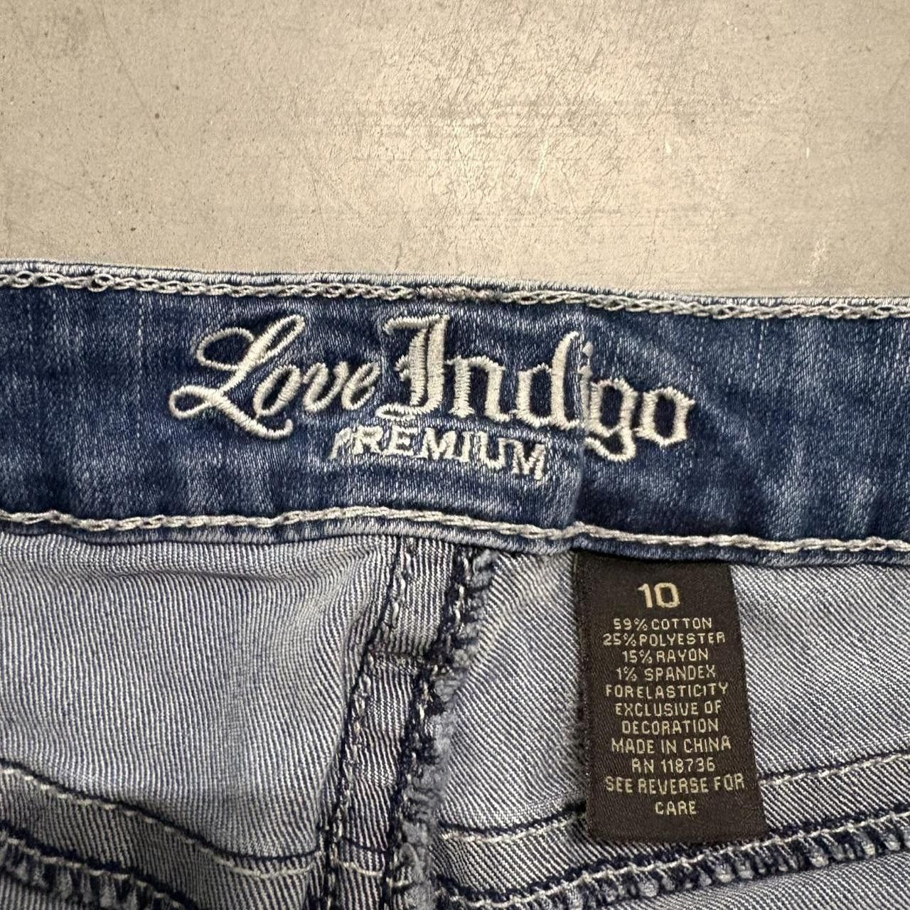 Vintage Crazy Vintage Y2K/2000s Flare Grunge Streetwear Style Dark Wash Denim Jeans! Size US 28 / EU 44 - 6 Thumbnail