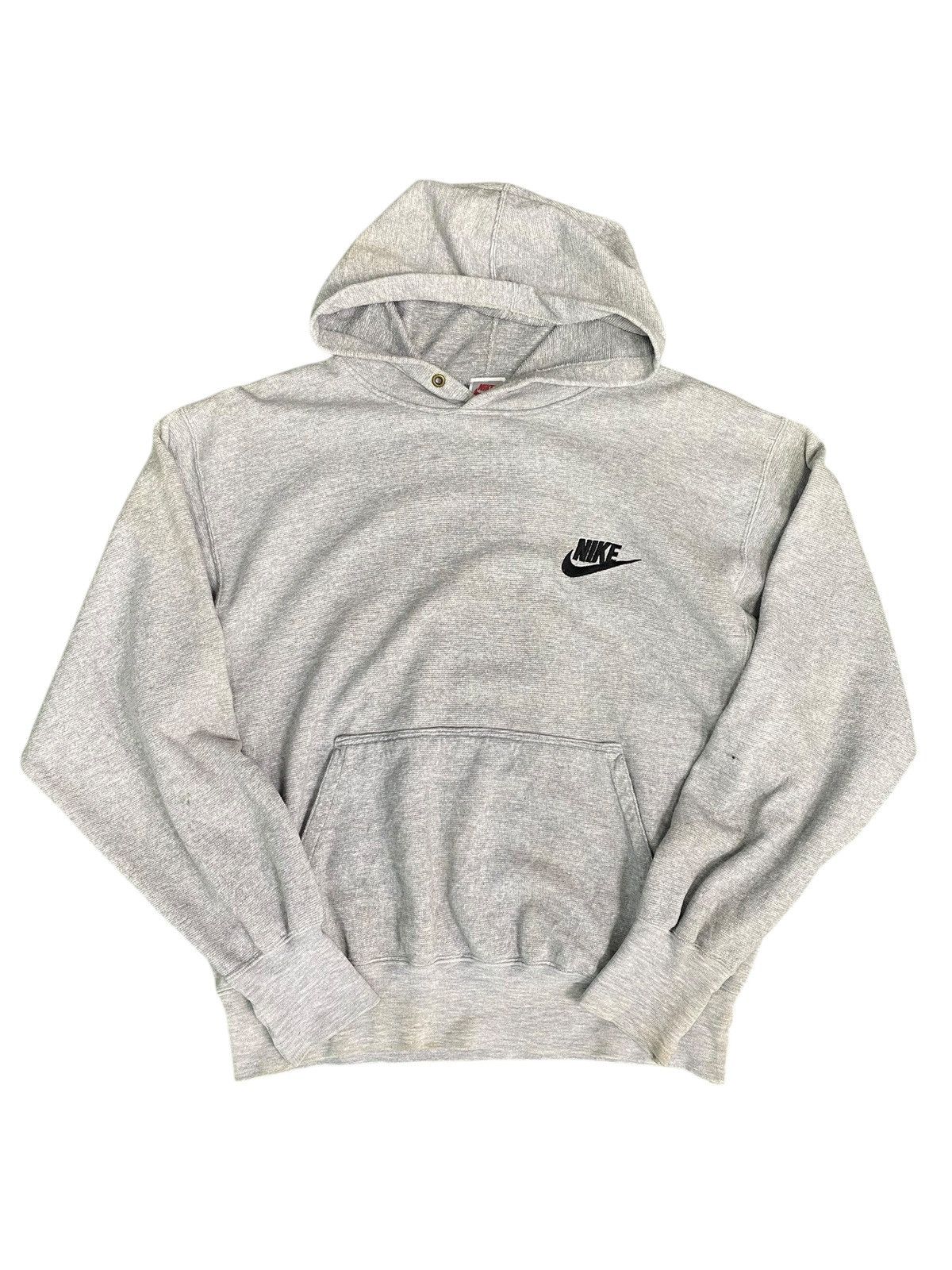 Nike × Vintage Vintage 90’s Nike Hoodies Size US XL / EU 56 / 4 - 1 Thumbnail