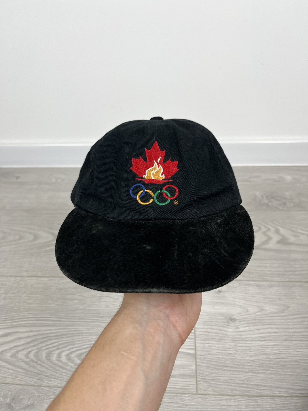 USA Olympics × Vintage Atlanta 1996 Olympic Games Vintage Black Cap Hat Size ONE SIZE - 2 Thumbnail